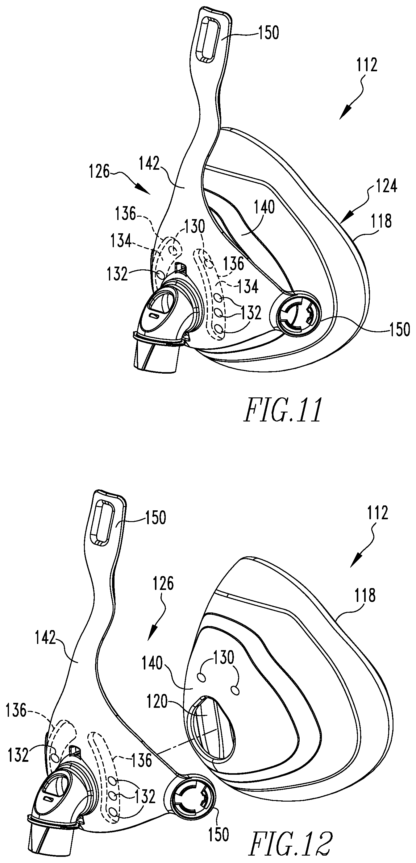 Patent US12551648 Figure 7 – Exhaust arrangement for patient interface device and patient interface including same