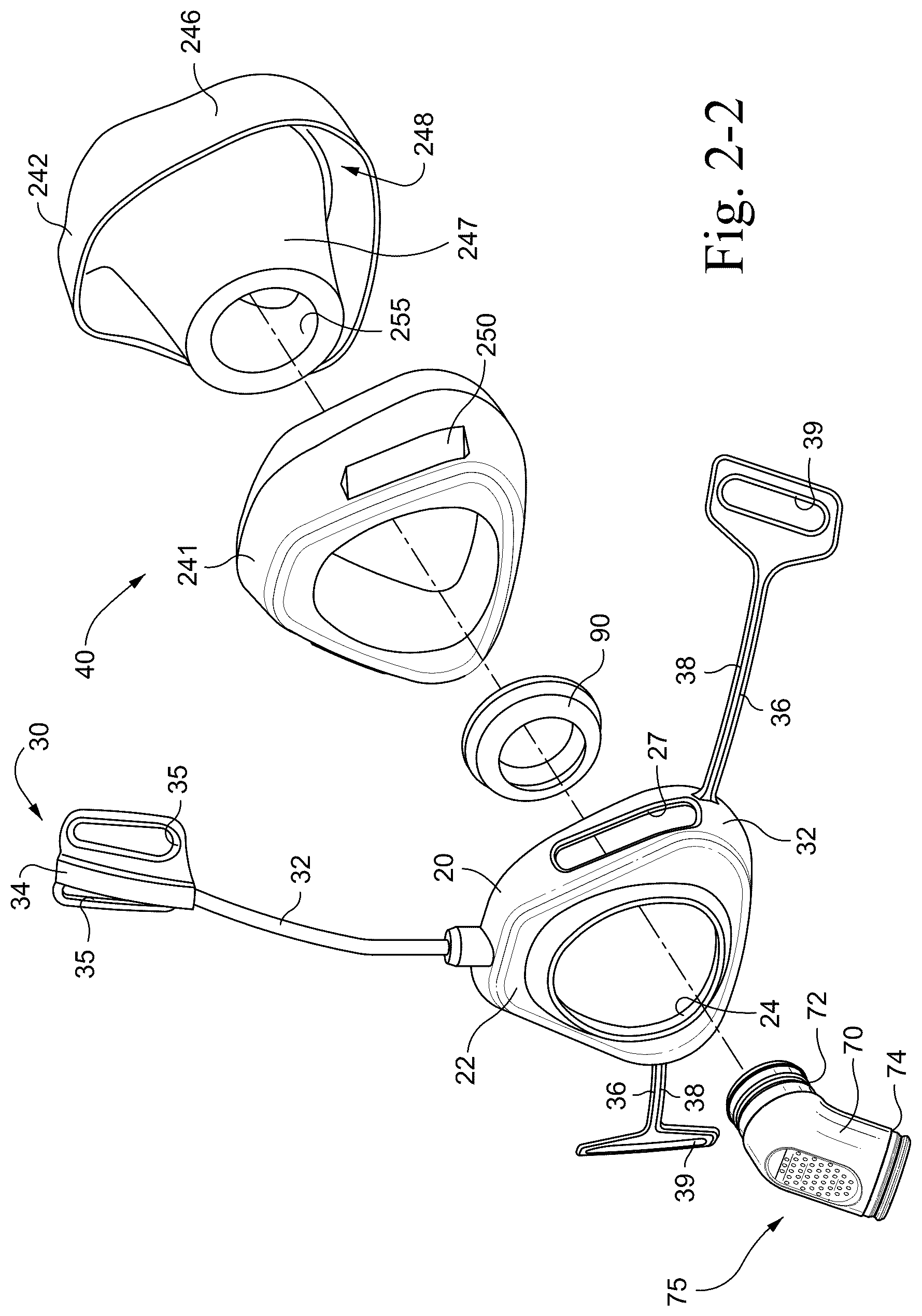 Patent US12551649 Figure 9 – Mask system
