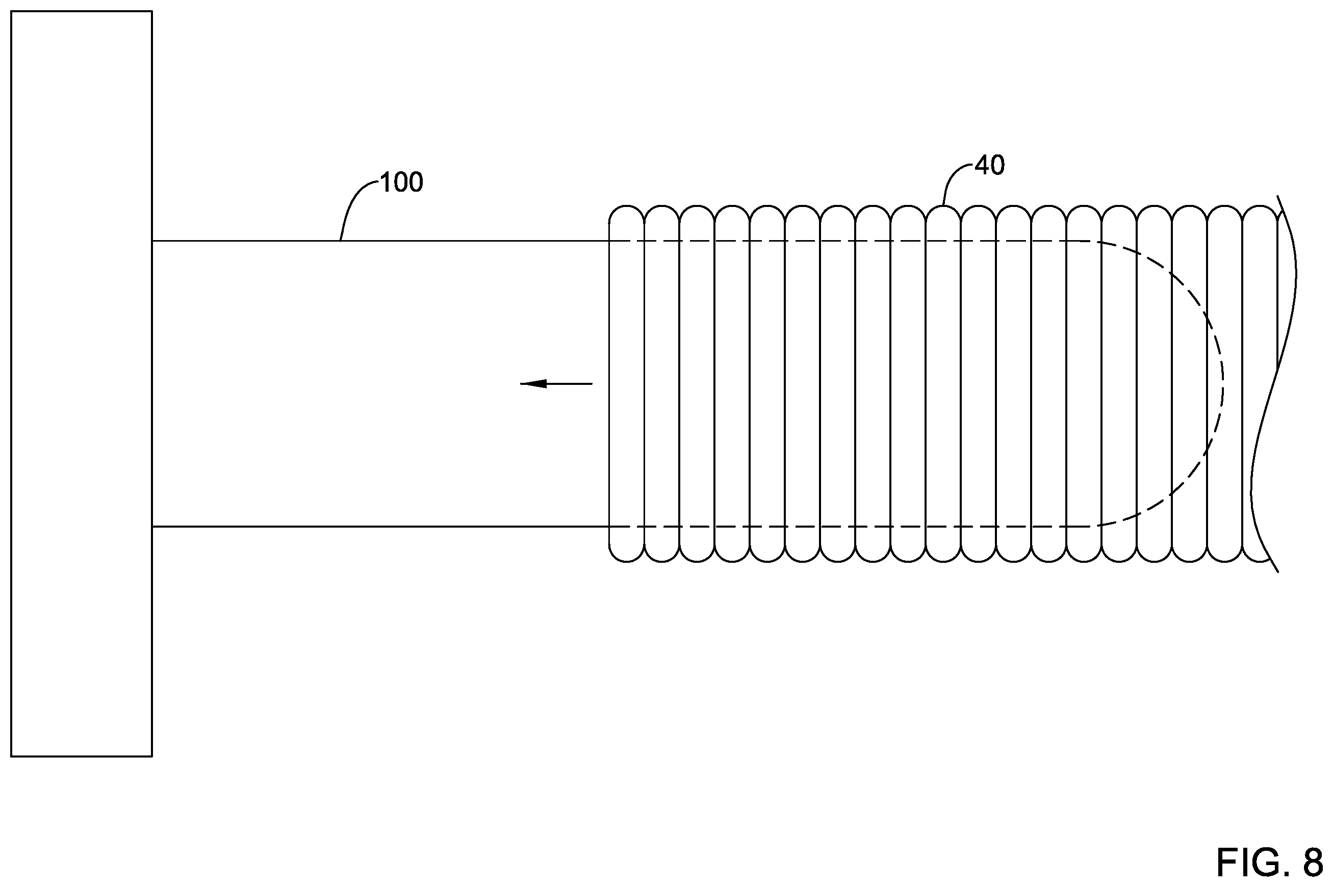 Patent US12551654 Figure 8 – Compression resistant sheath
