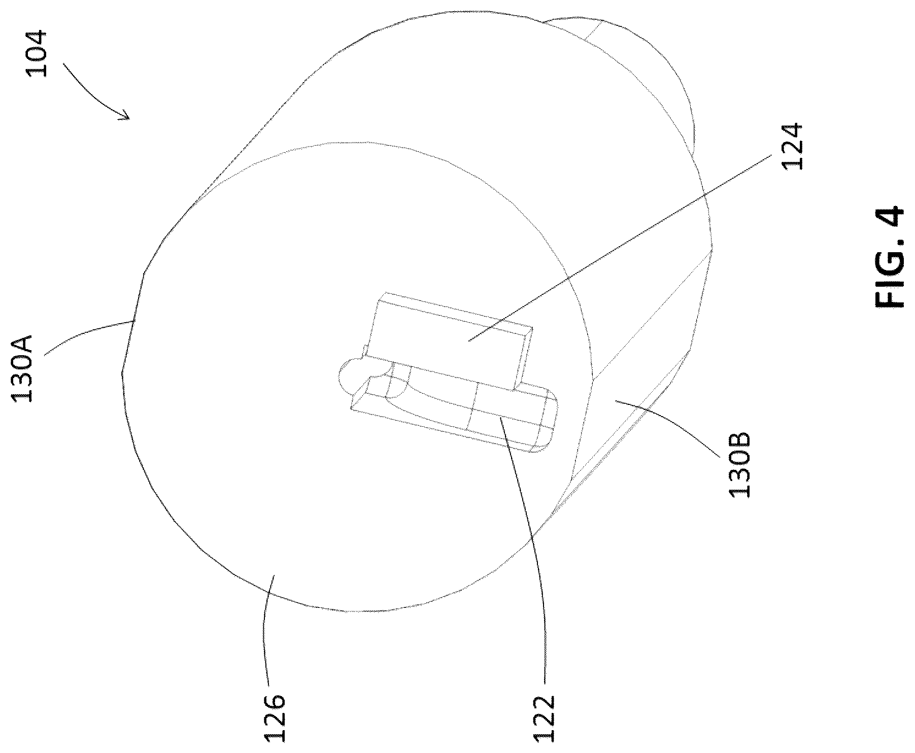 Patent US12551657 Figure 4 – Custom length stylet