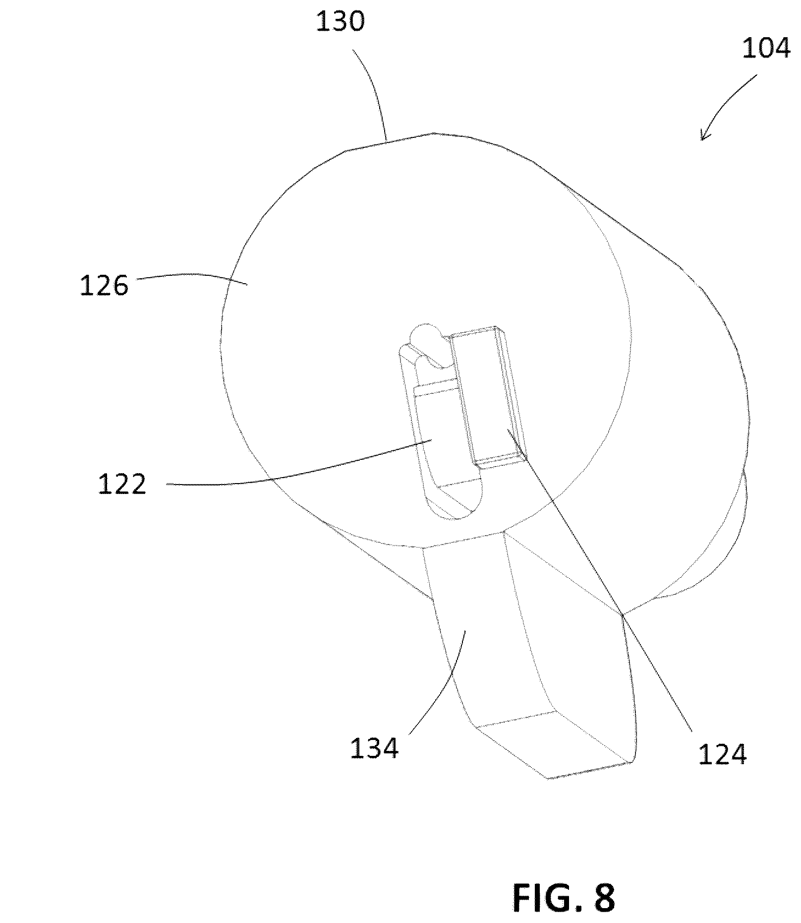 Patent US12551657 Figure 8 – Custom length stylet