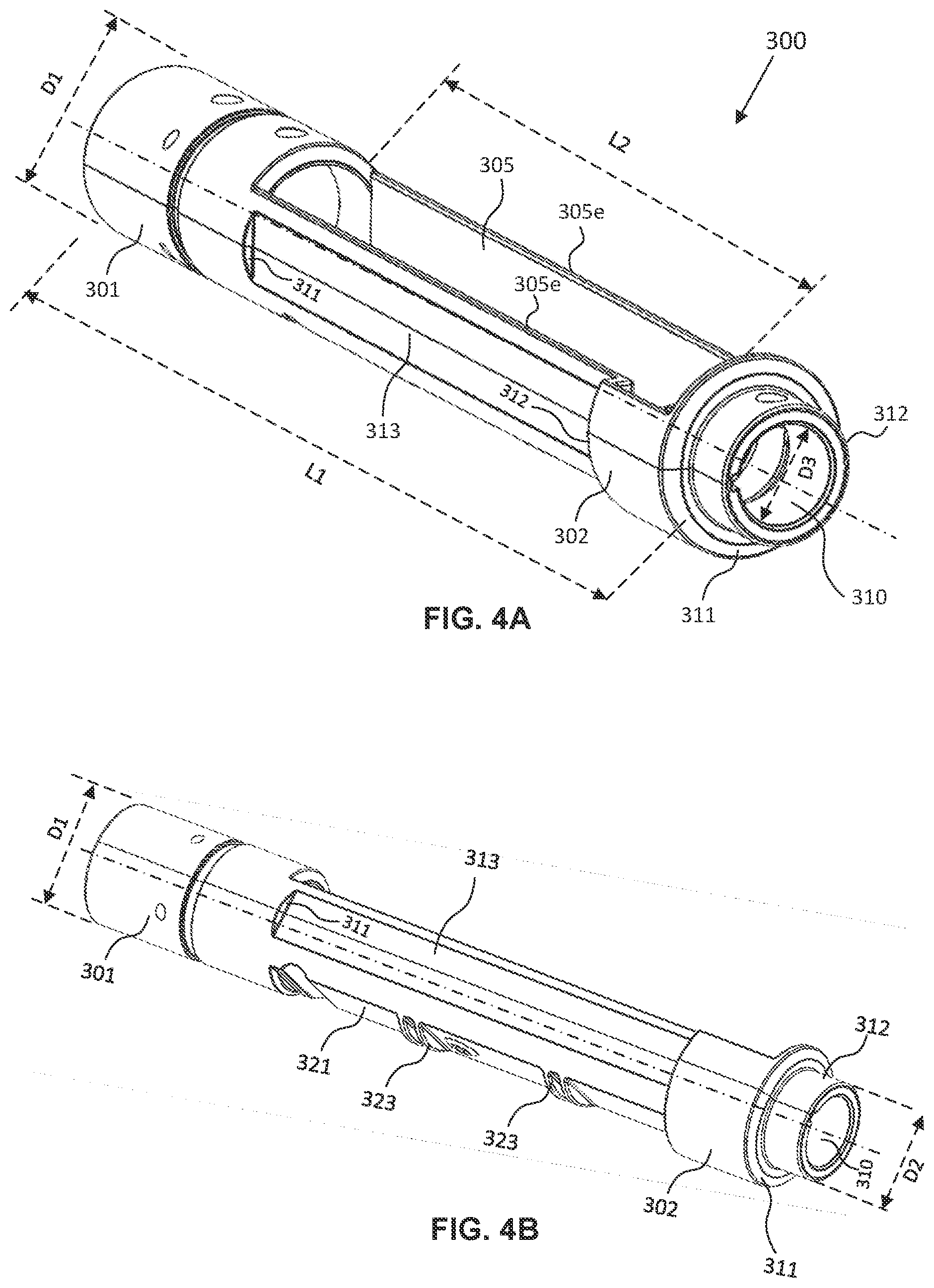 Patent US12551658 Figure 5 – Steerable introducer with slide block divider