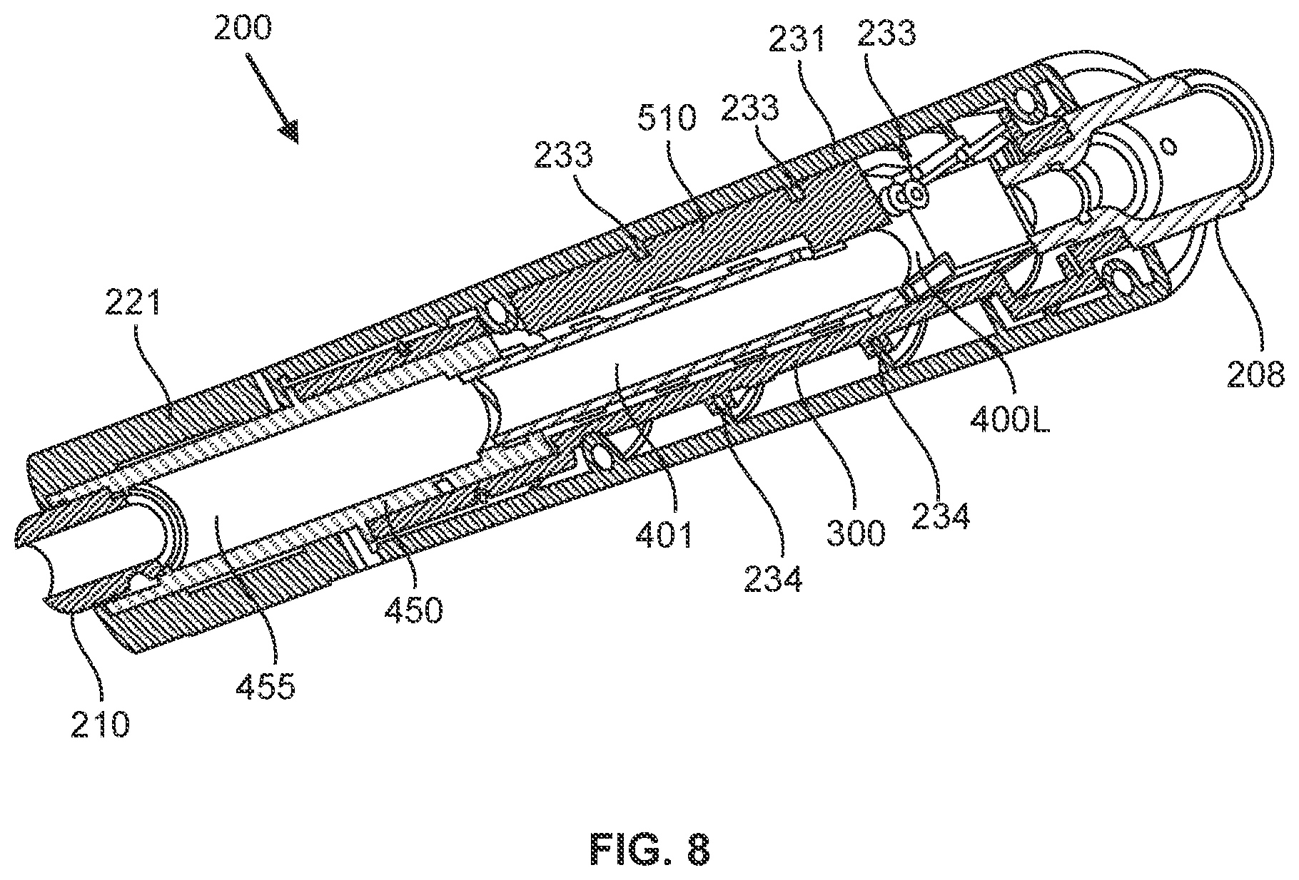 Patent US12551658 Figure 13 – Steerable introducer with slide block divider