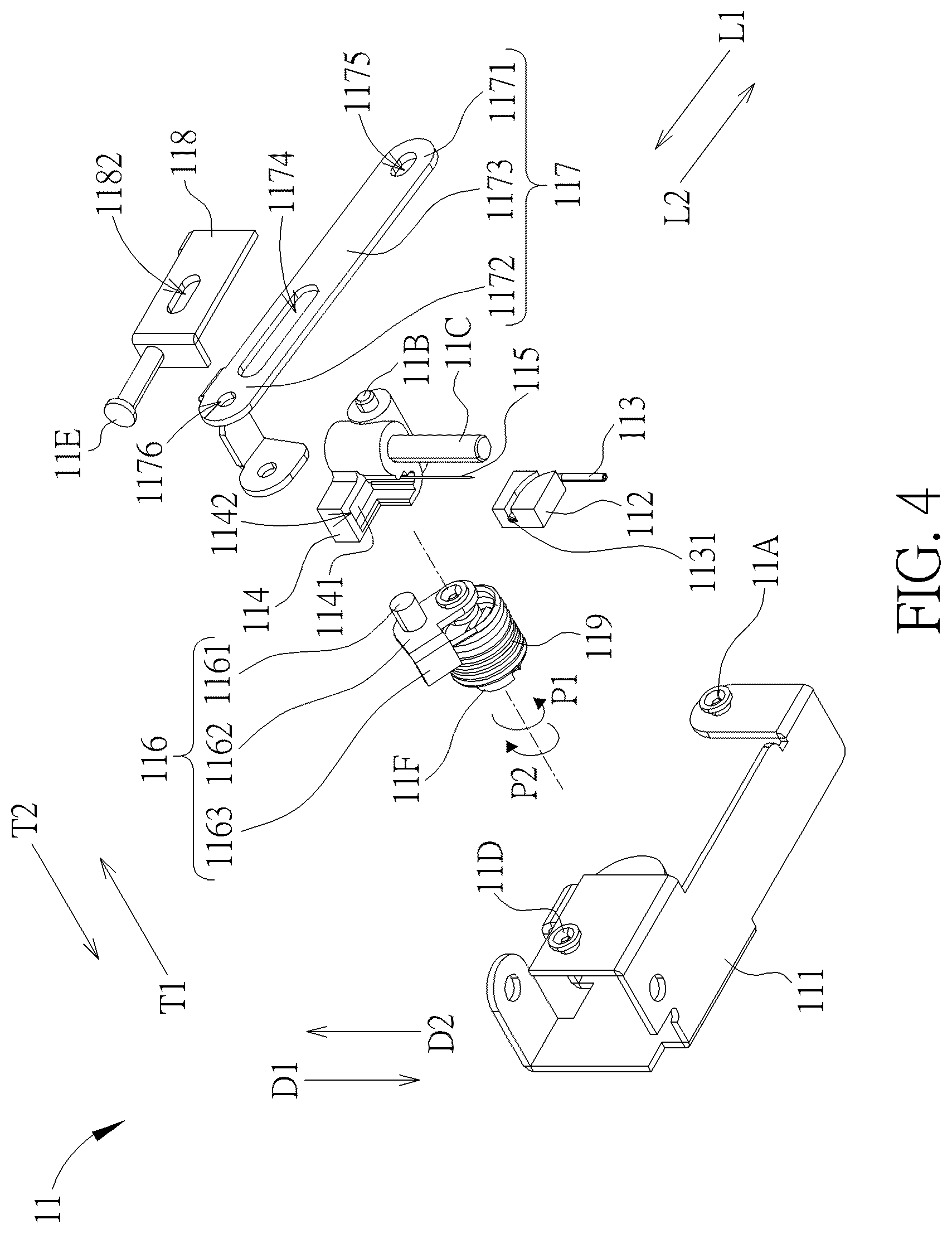 Patent US12551662 Figure 4 – Medical insertion mechanism and medical device therewith