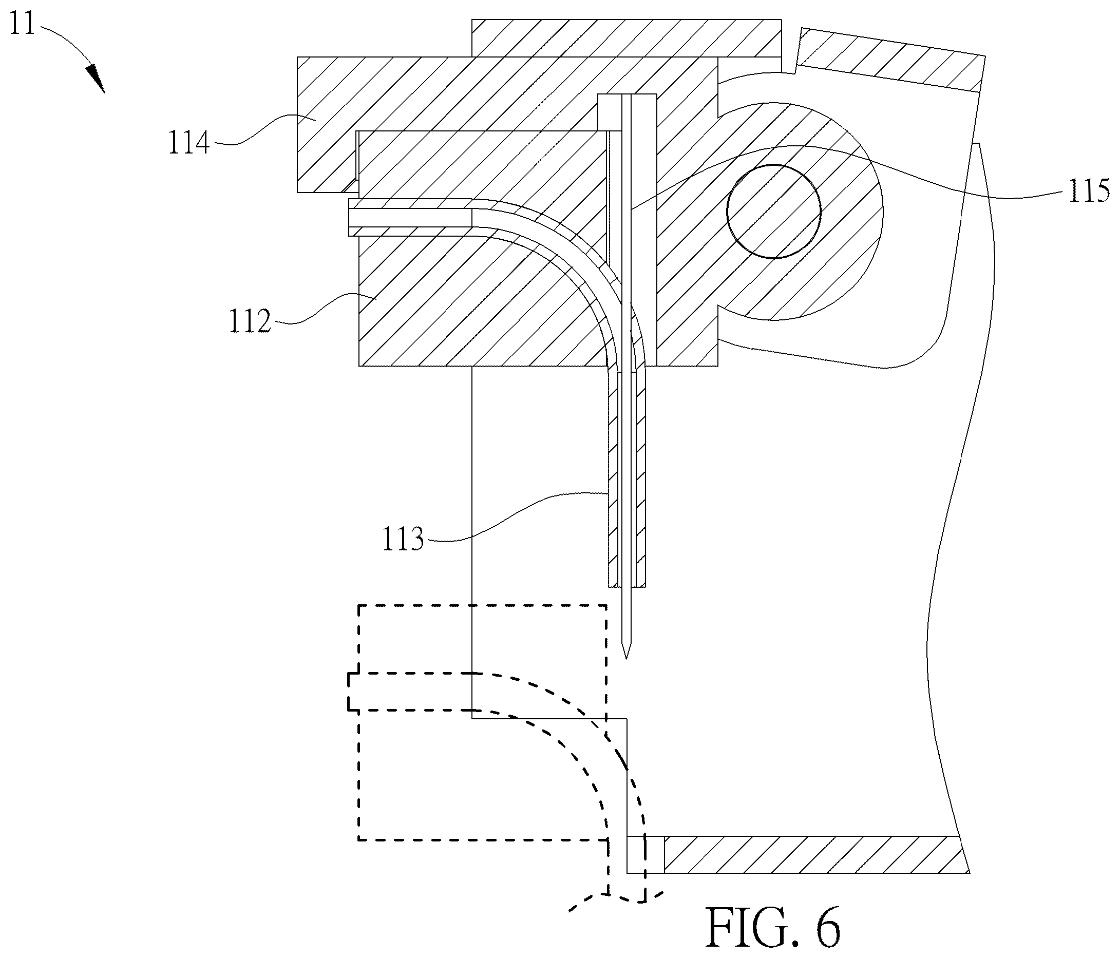 Patent US12551662 Figure 6 – Medical insertion mechanism and medical device therewith