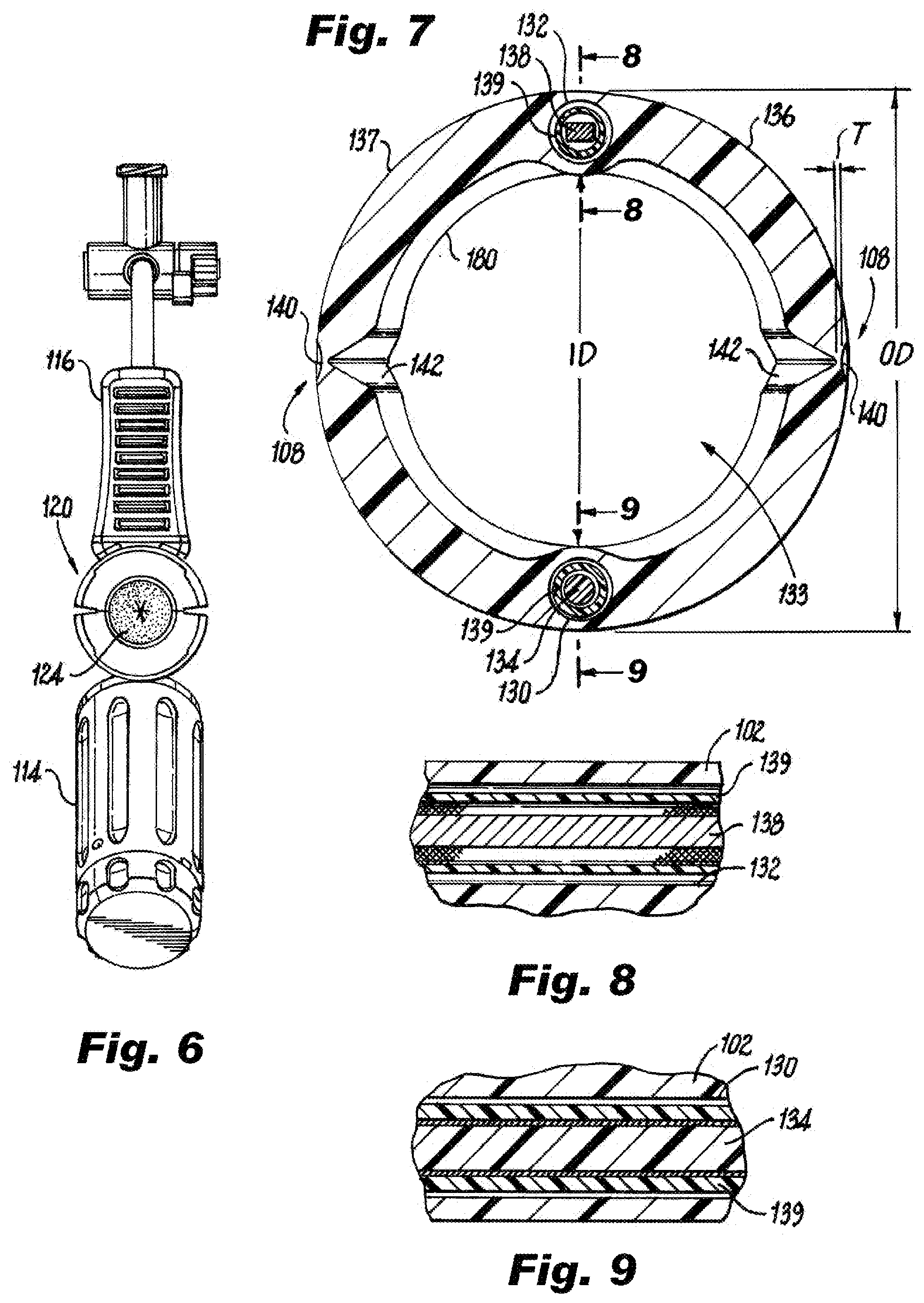 Patent US12551665 Figure 5 – Deflectable peel away sheath
