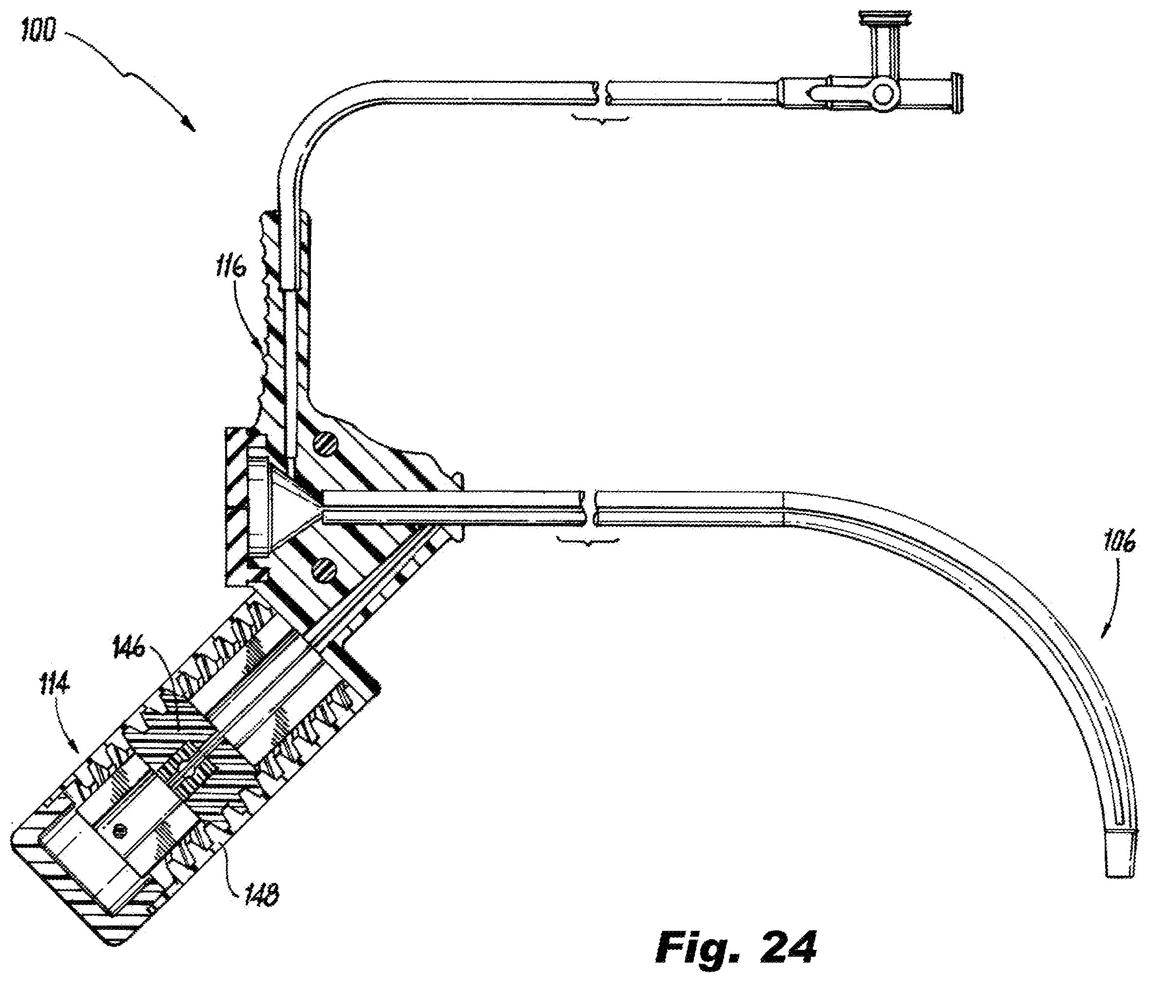 Patent US12551665 Figure 11 – Deflectable peel away sheath