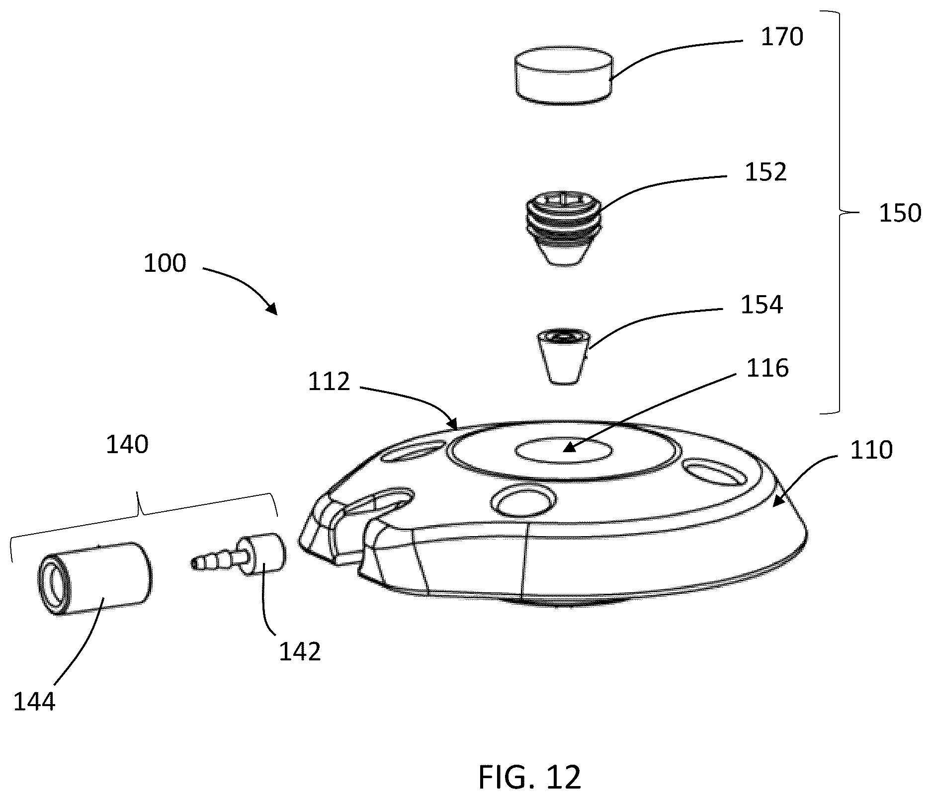 Patent US12551669 Figure 6 – Medical system including two access ports