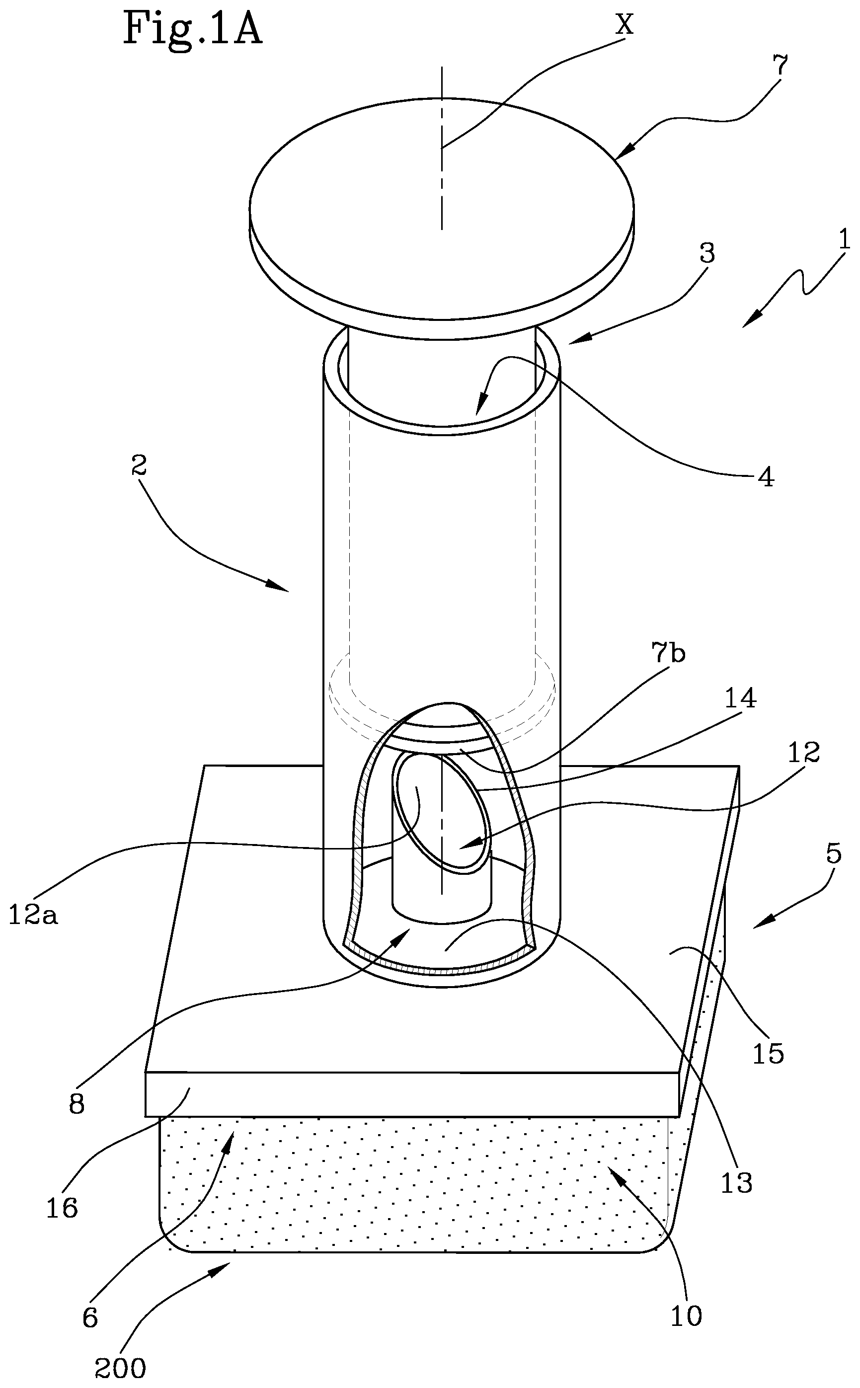 Patent US12551675 Figure 1 – Device for applying liquid medical substances