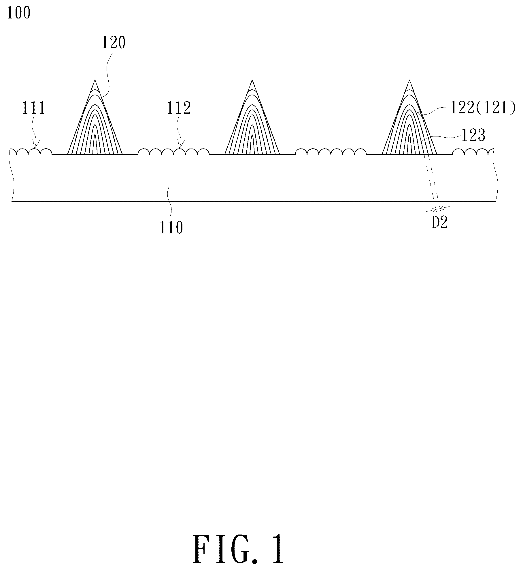 Patent US12551676 Figure 1 – Microneedle device