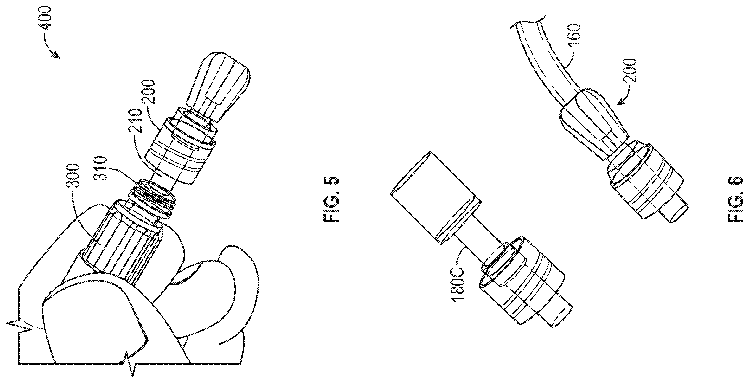 Patent US12551679 Figure 5 – Male luer connector