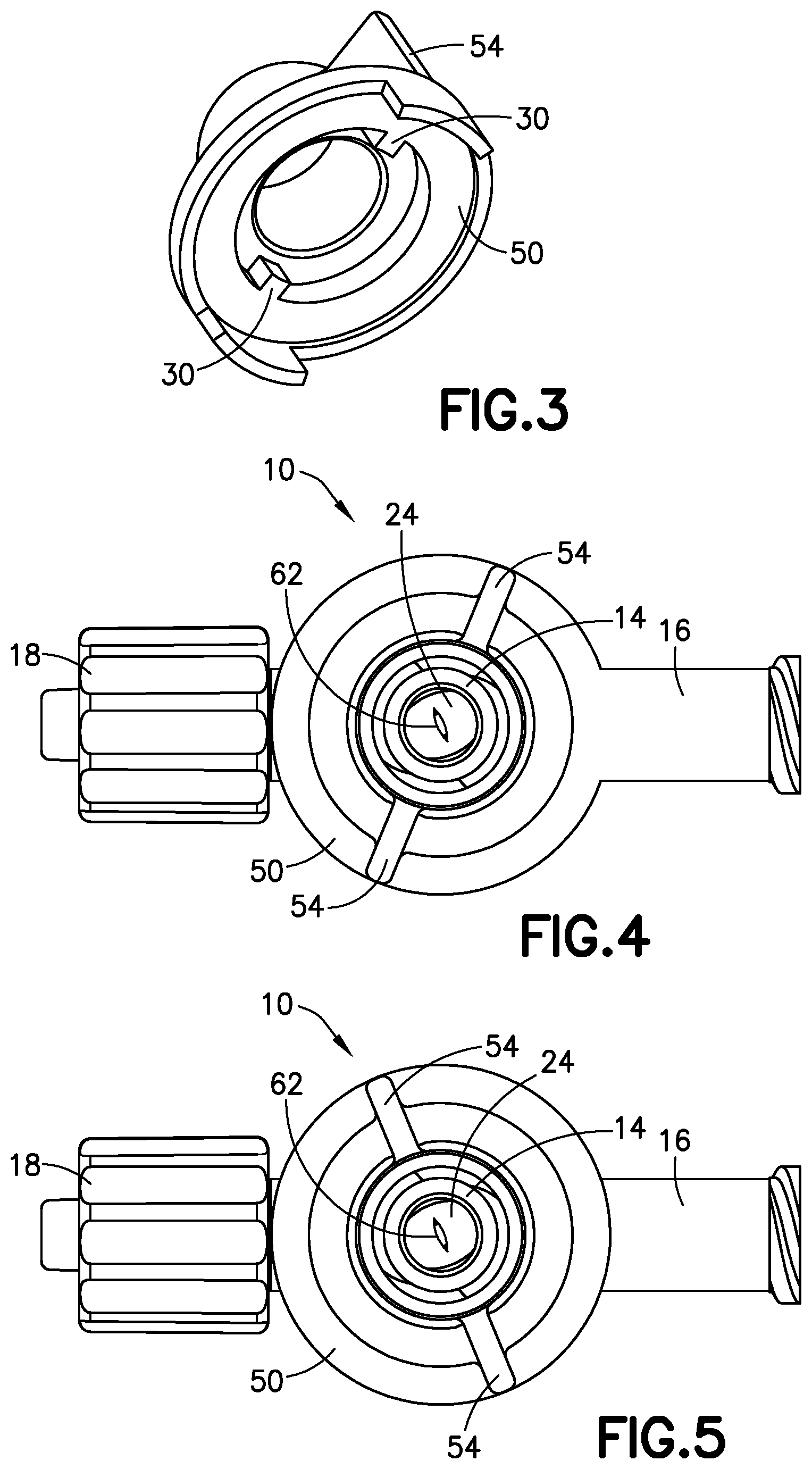 Patent US12551680 Figure 3 – Rotating luer connector
