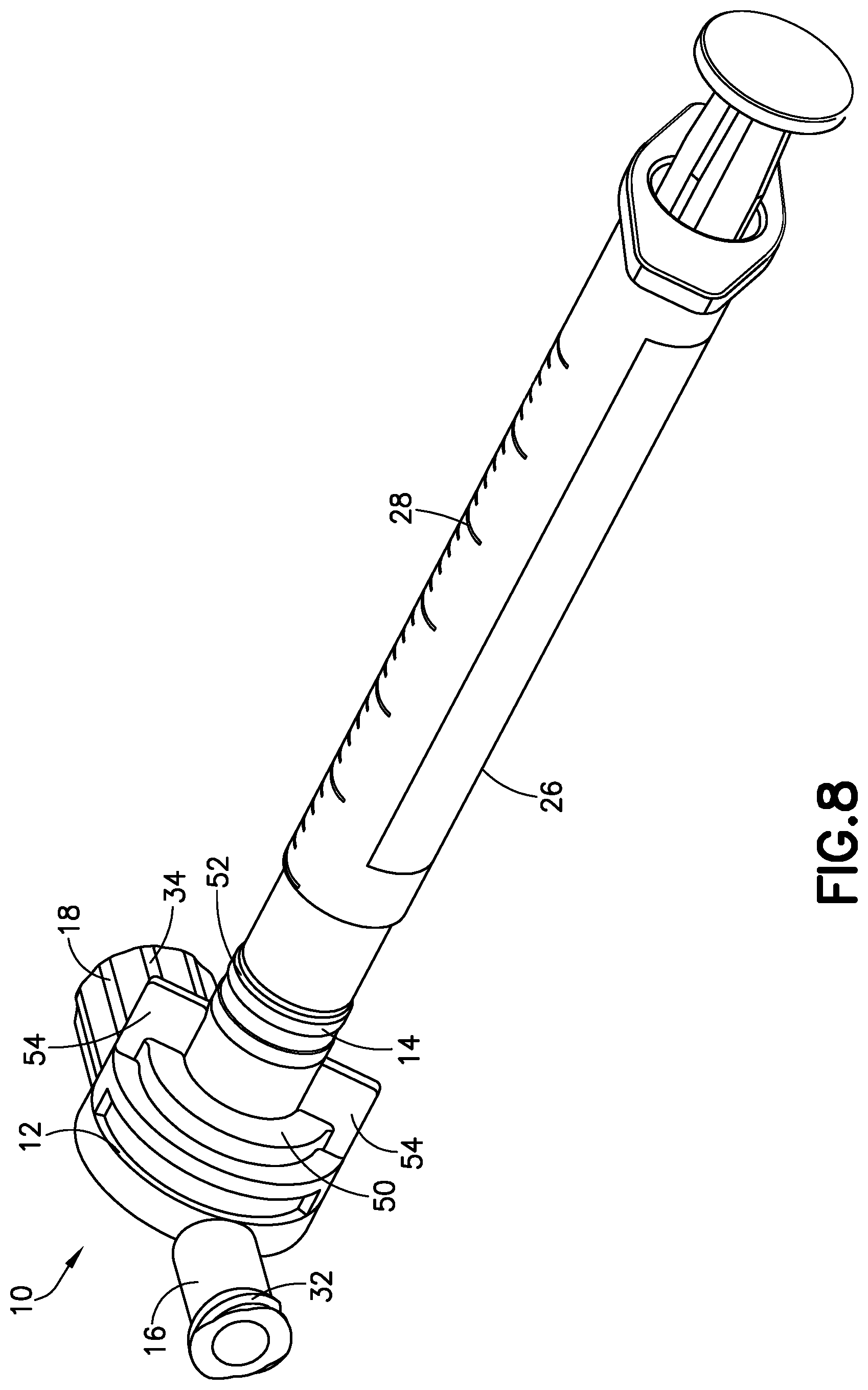 Patent US12551680 Figure 6 – Rotating luer connector