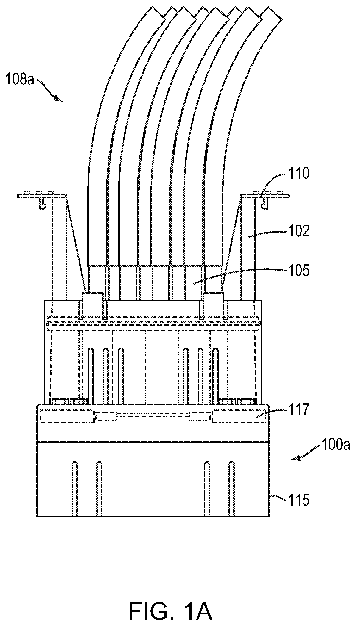 Patent US12551681 Figure 1 – Aseptic connector for fluid conduits