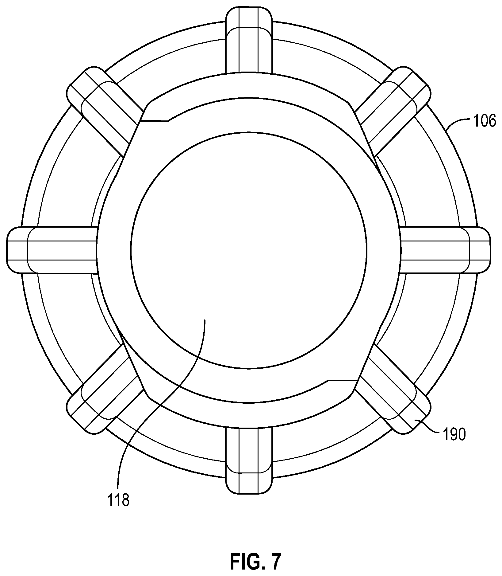 Patent US12551682 Figure 7 – Universal single-use cap for male and female connectors