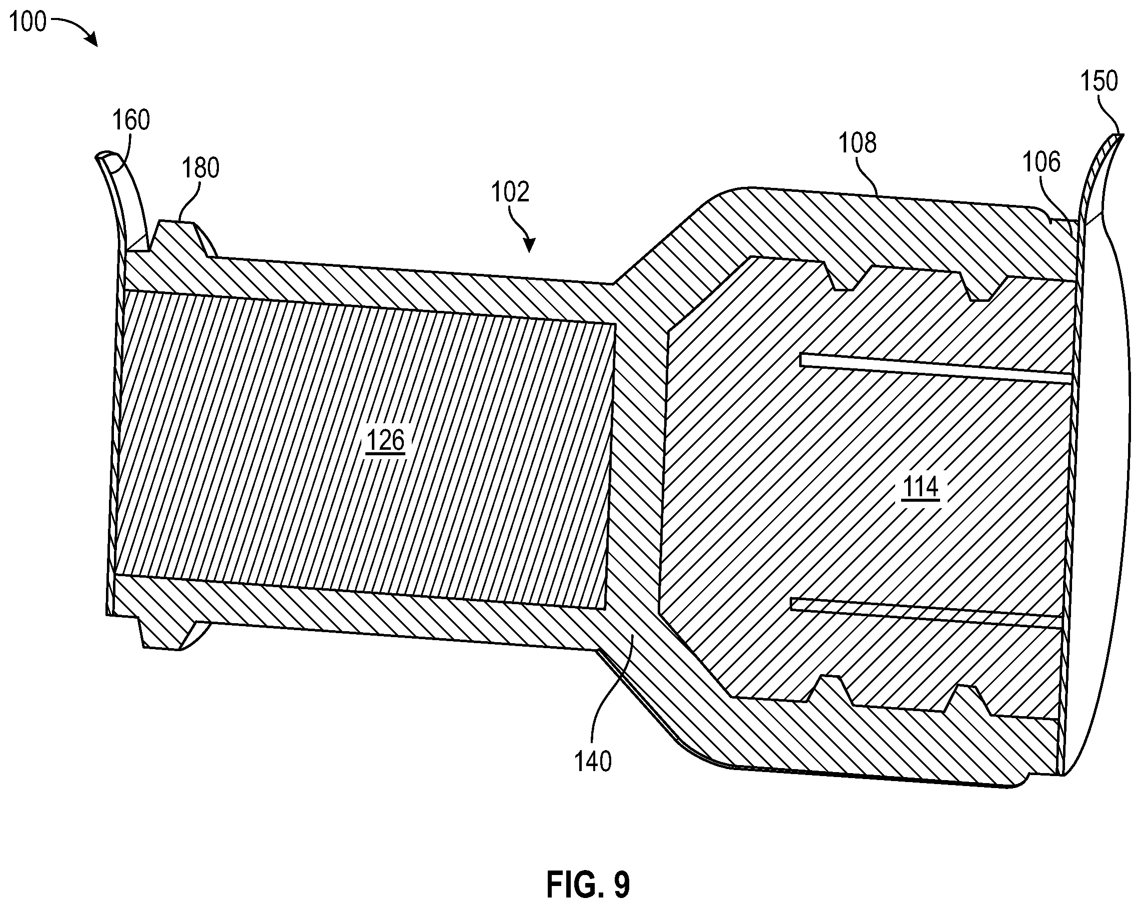 Patent US12551682 Figure 9 – Universal single-use cap for male and female connectors