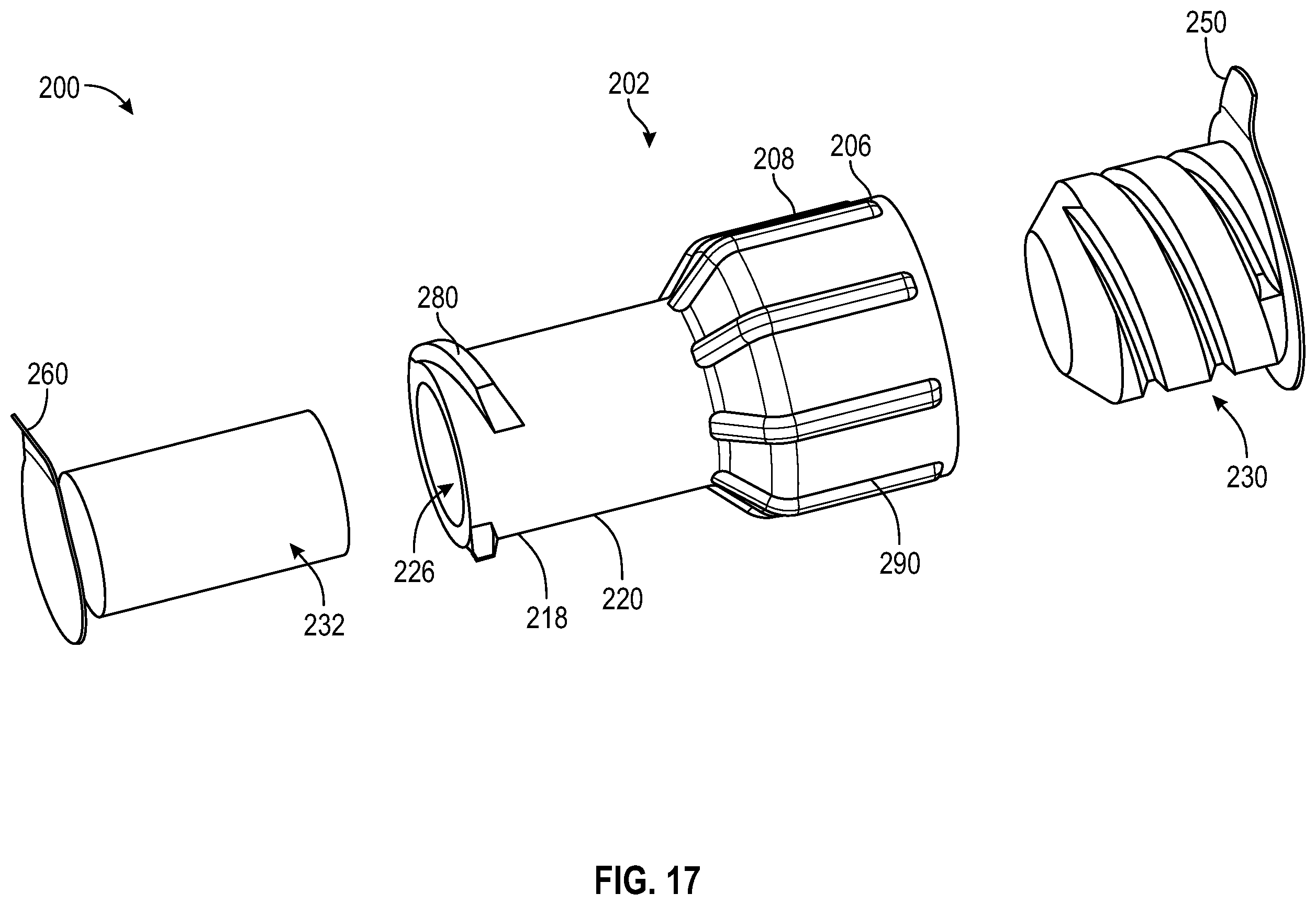 Patent US12551682 Figure 17 – Universal single-use cap for male and female connectors