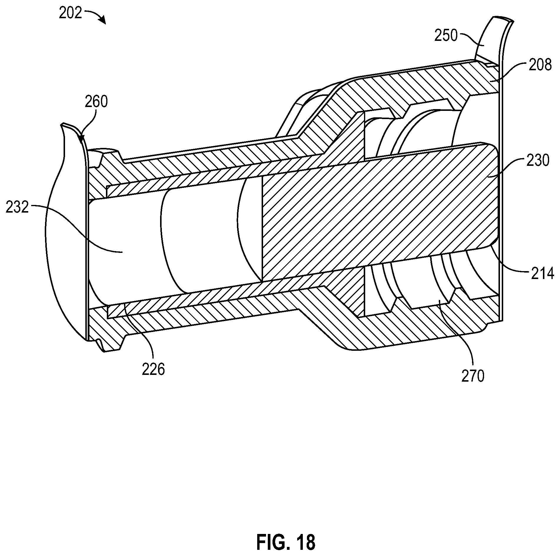 Patent US12551682 Figure 18 – Universal single-use cap for male and female connectors