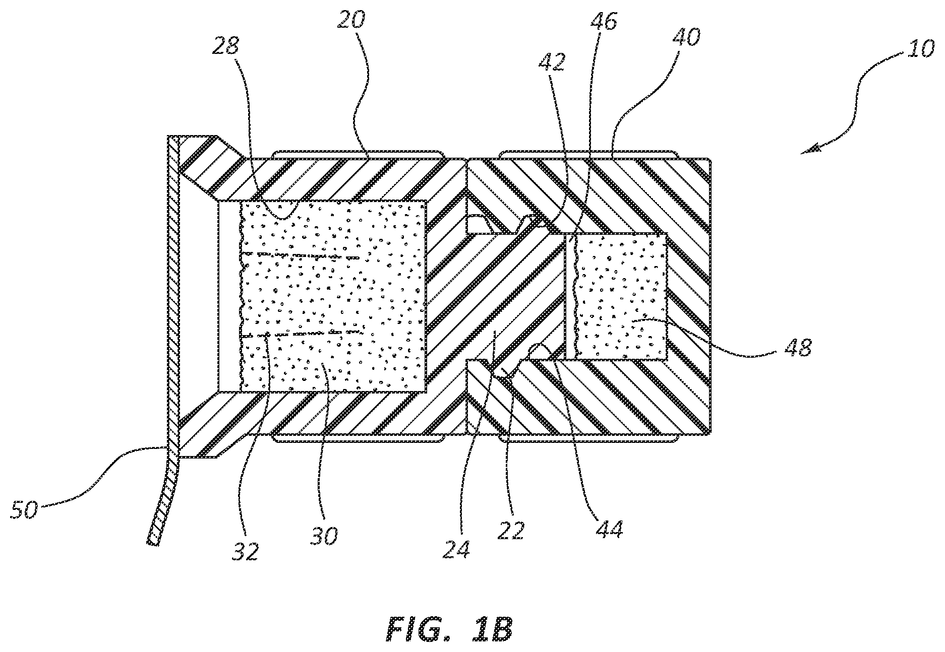 Patent US12551683 Figure 2 – Needleless connector and access port disinfection cleaner and antimicrobial protection cap