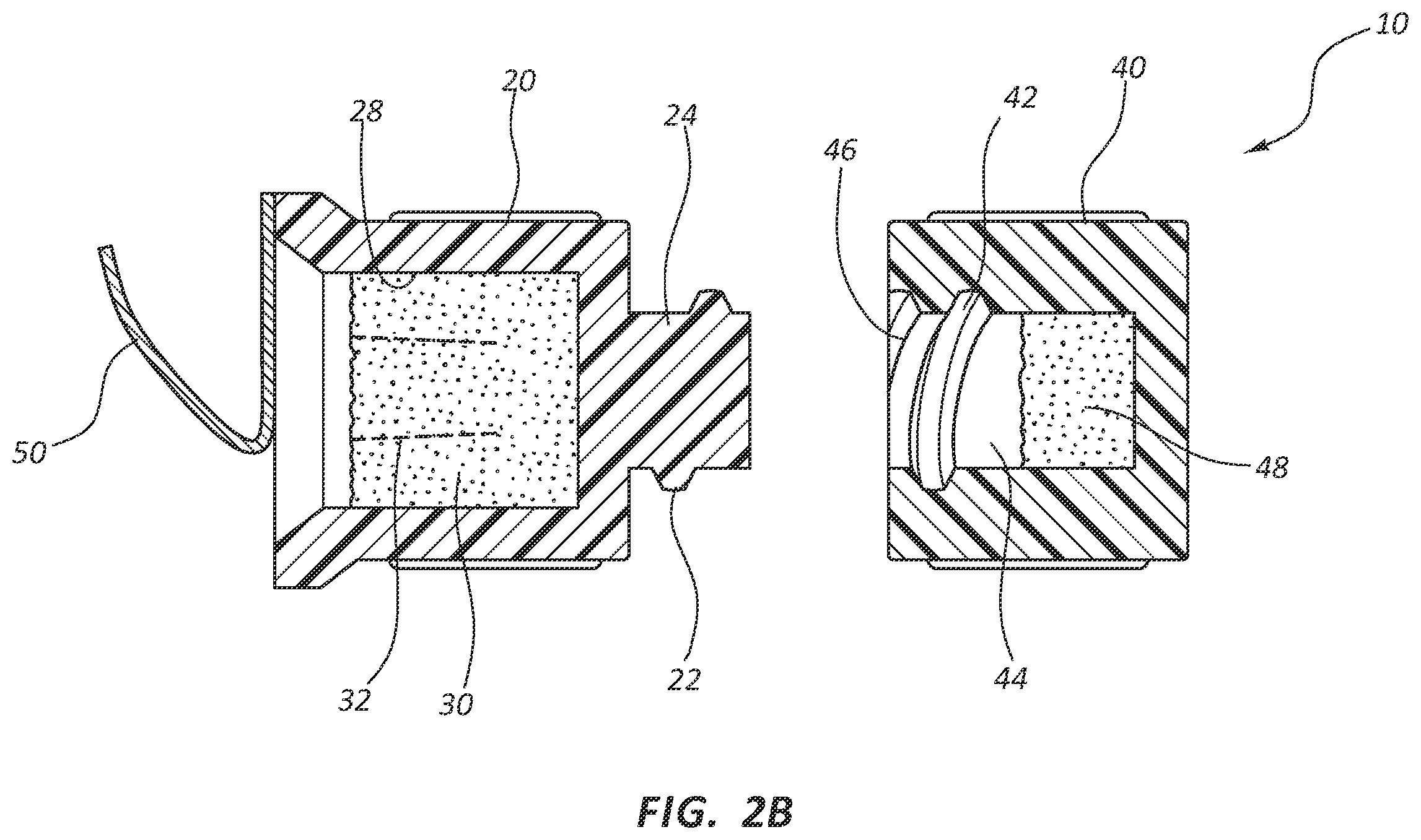 Patent US12551683 Figure 4 – Needleless connector and access port disinfection cleaner and antimicrobial protection cap