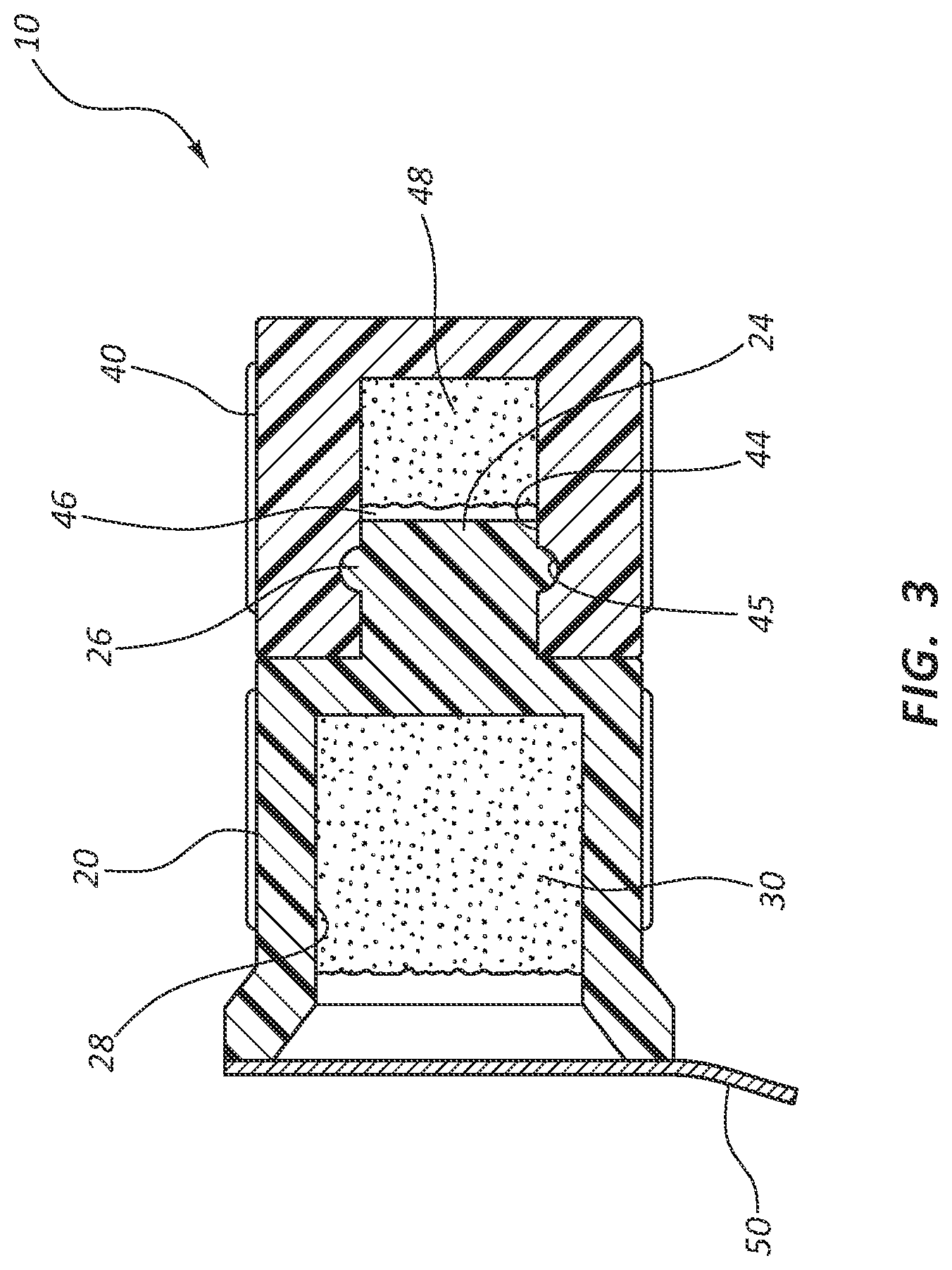 Patent US12551683 Figure 5 – Needleless connector and access port disinfection cleaner and antimicrobial protection cap