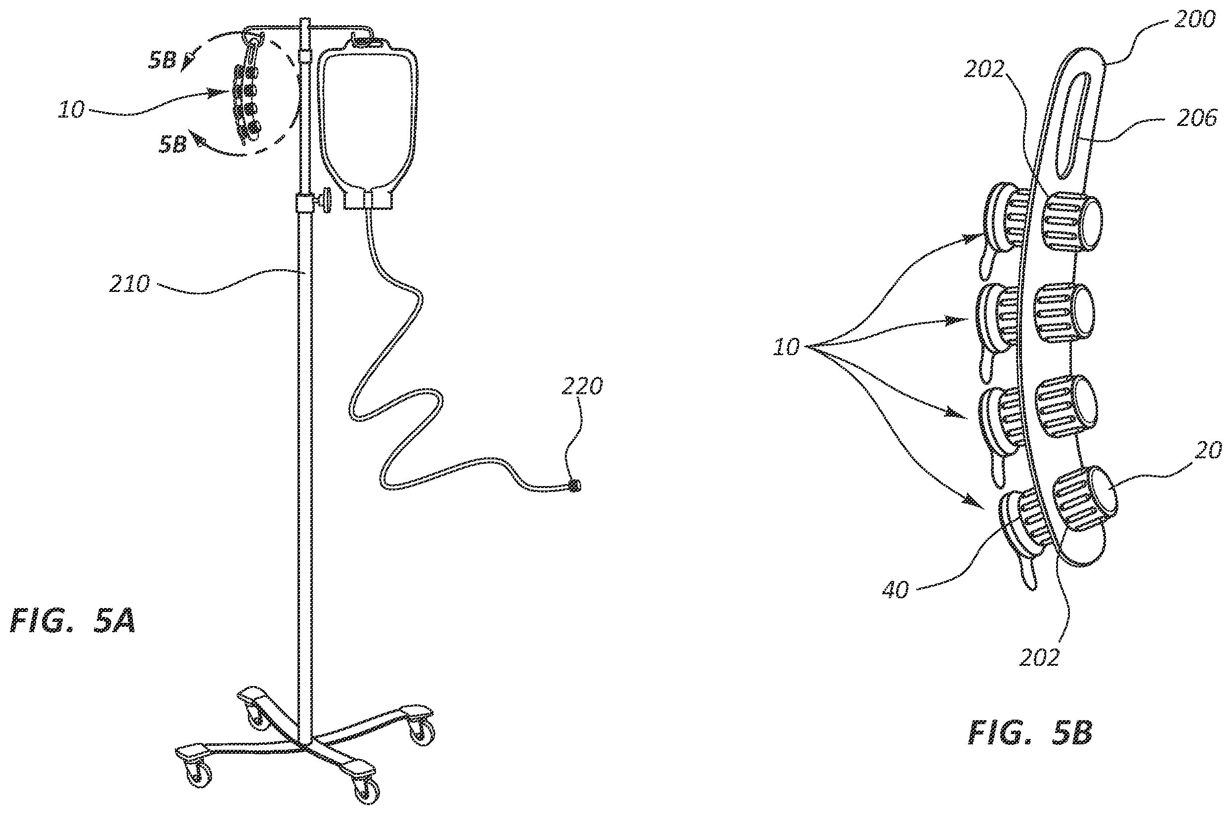 Patent US12551683 Figure 8 – Needleless connector and access port disinfection cleaner and antimicrobial protection cap