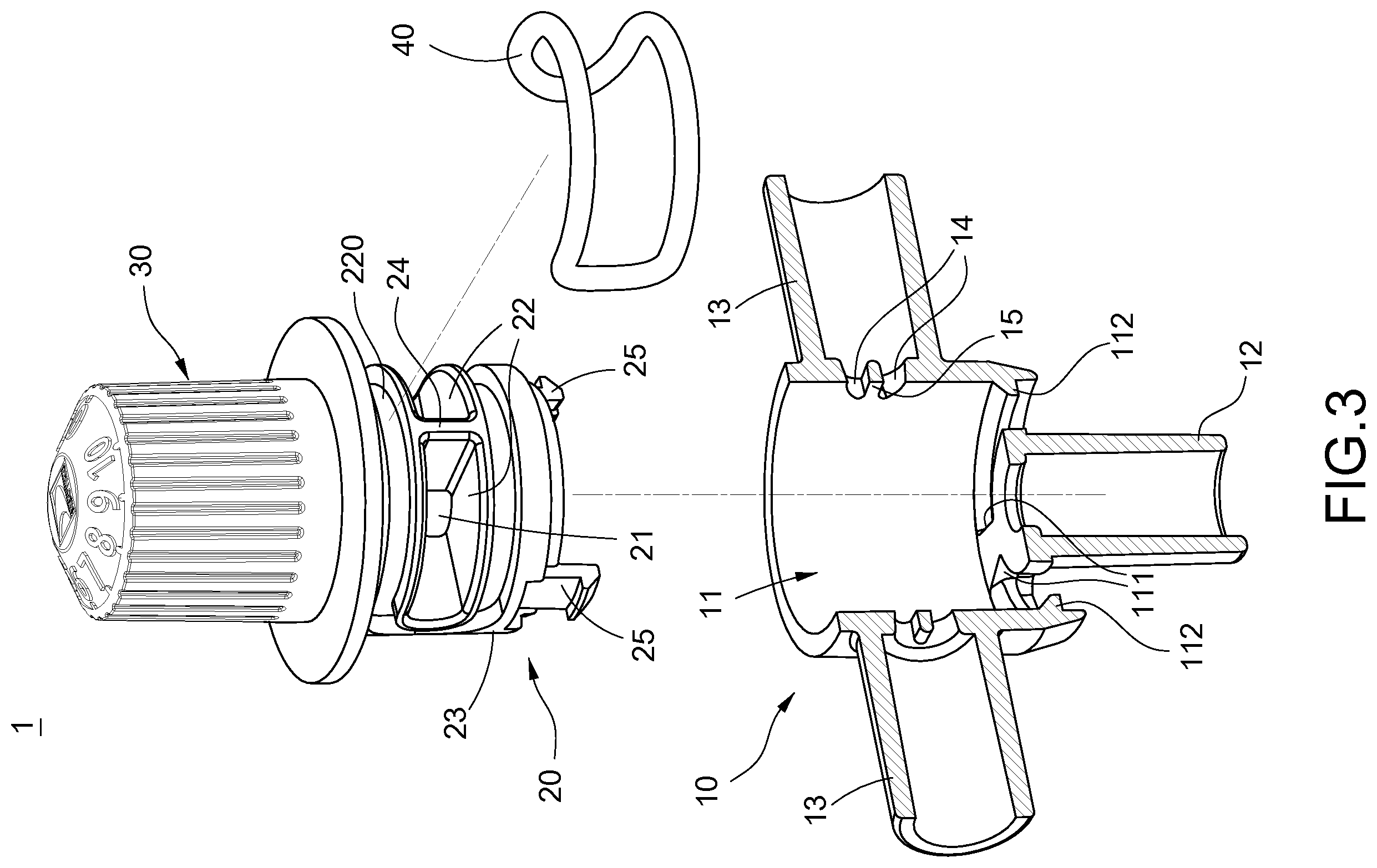 Patent US12551684 Figure 3 – Ventilation switching structure of negative pressure regulator