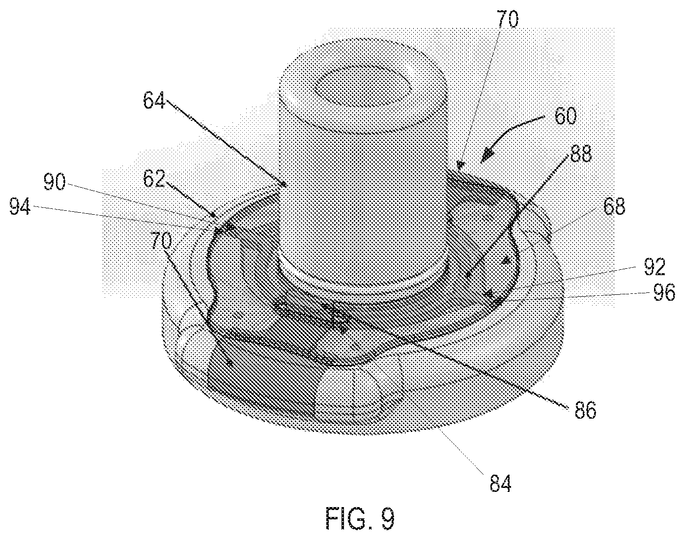 Patent US12551689 Figure 9 – Apparatus and methods for coupling a blood pump to the heart