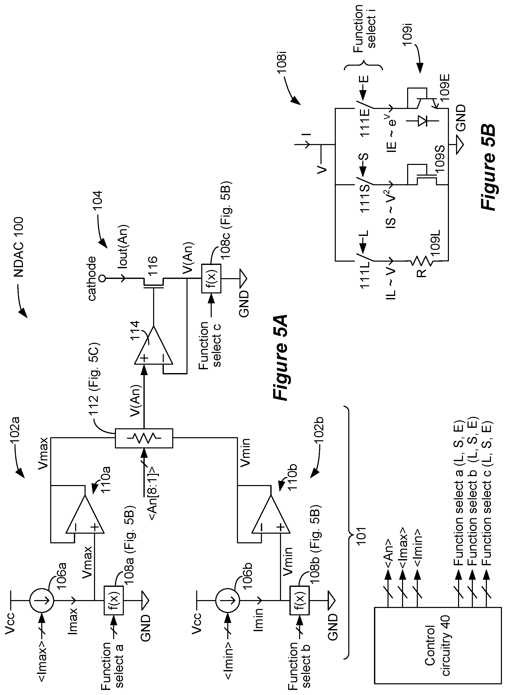Patent US12551690 Figure 5 – Digital-to-analog converter circuitry for a stimulator device having non-linear amplitude adjustment
