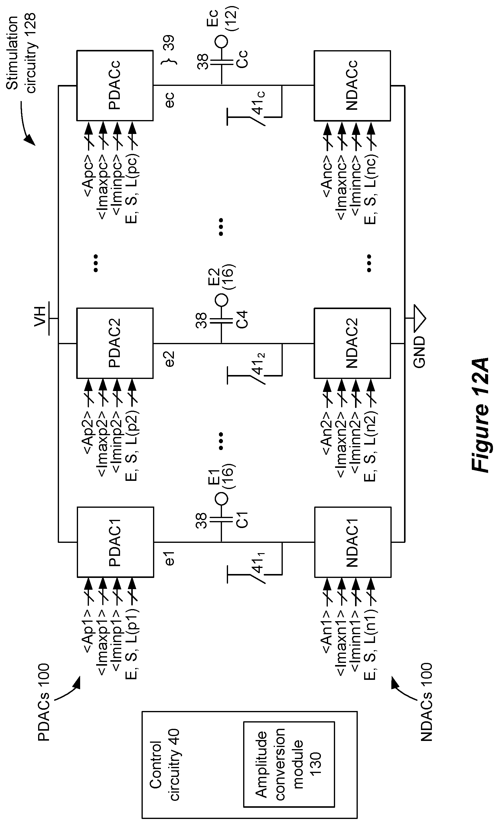 Patent US12551690 Figure 14 – Digital-to-analog converter circuitry for a stimulator device having non-linear amplitude adjustment