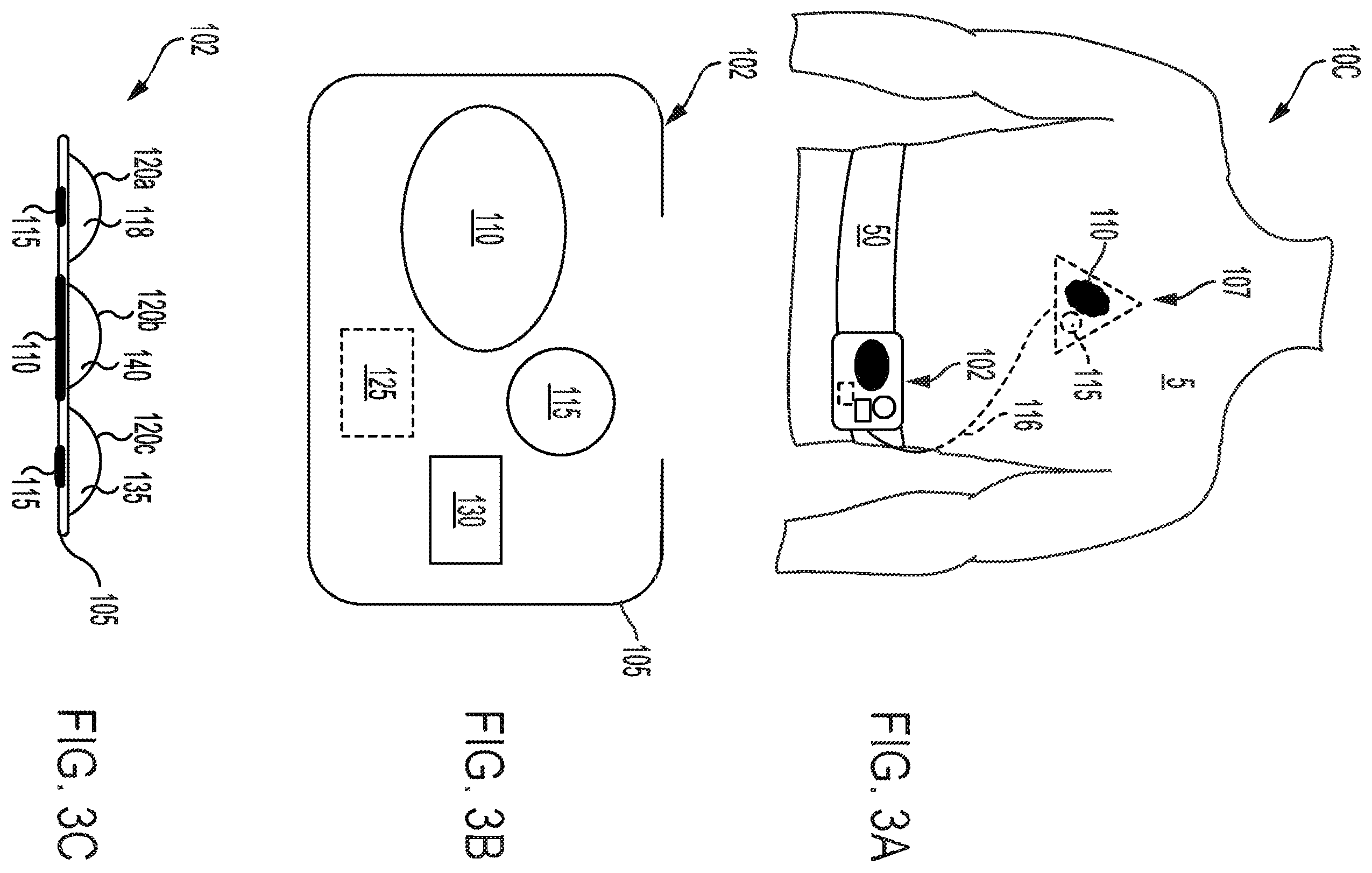 Patent US12551693 Figure 3 – Adhesively coupled wearable medical device