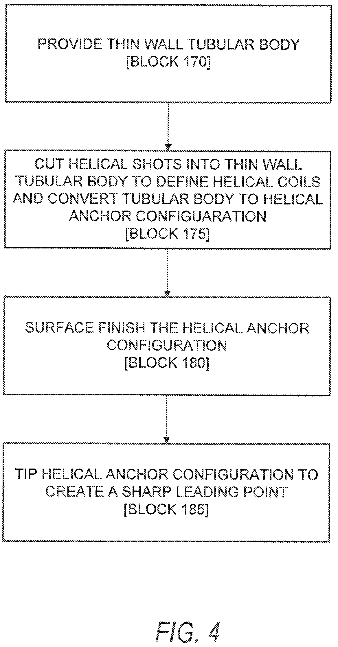 Patent US12551695 Figure 6 – Tube-cut helical fixation anchor for electrotherapy device