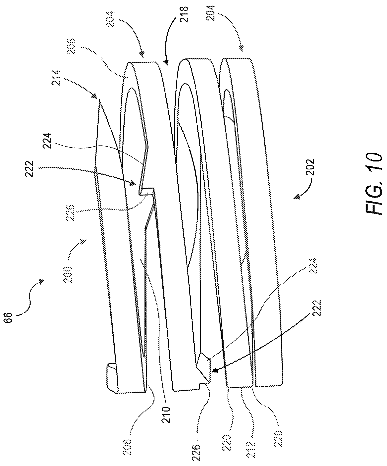 Patent US12551695 Figure 9 – Tube-cut helical fixation anchor for electrotherapy device
