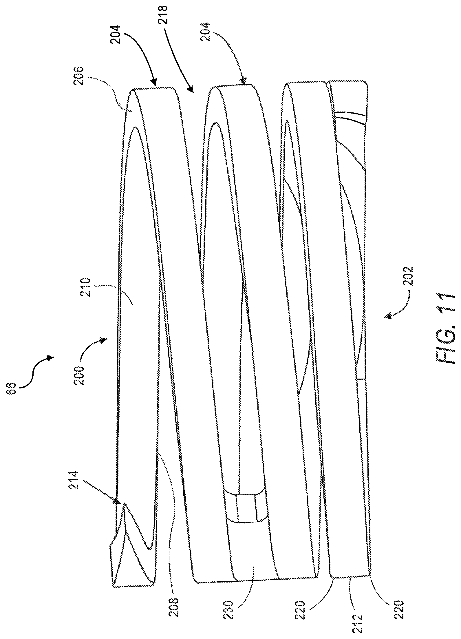 Patent US12551695 Figure 10 – Tube-cut helical fixation anchor for electrotherapy device