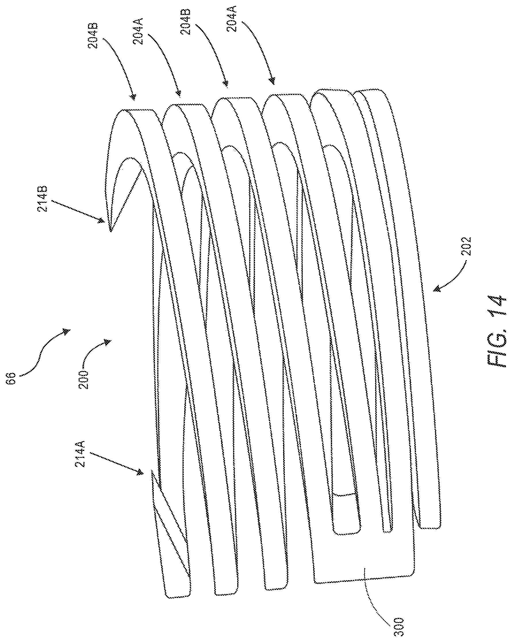 Patent US12551695 Figure 13 – Tube-cut helical fixation anchor for electrotherapy device