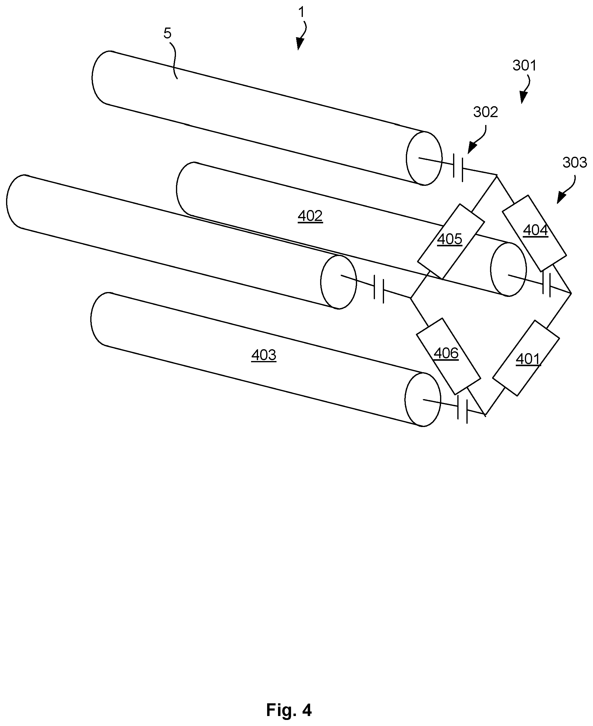 Patent US12551697 Figure 4 – Circuit for a lead of an implantable medical device
