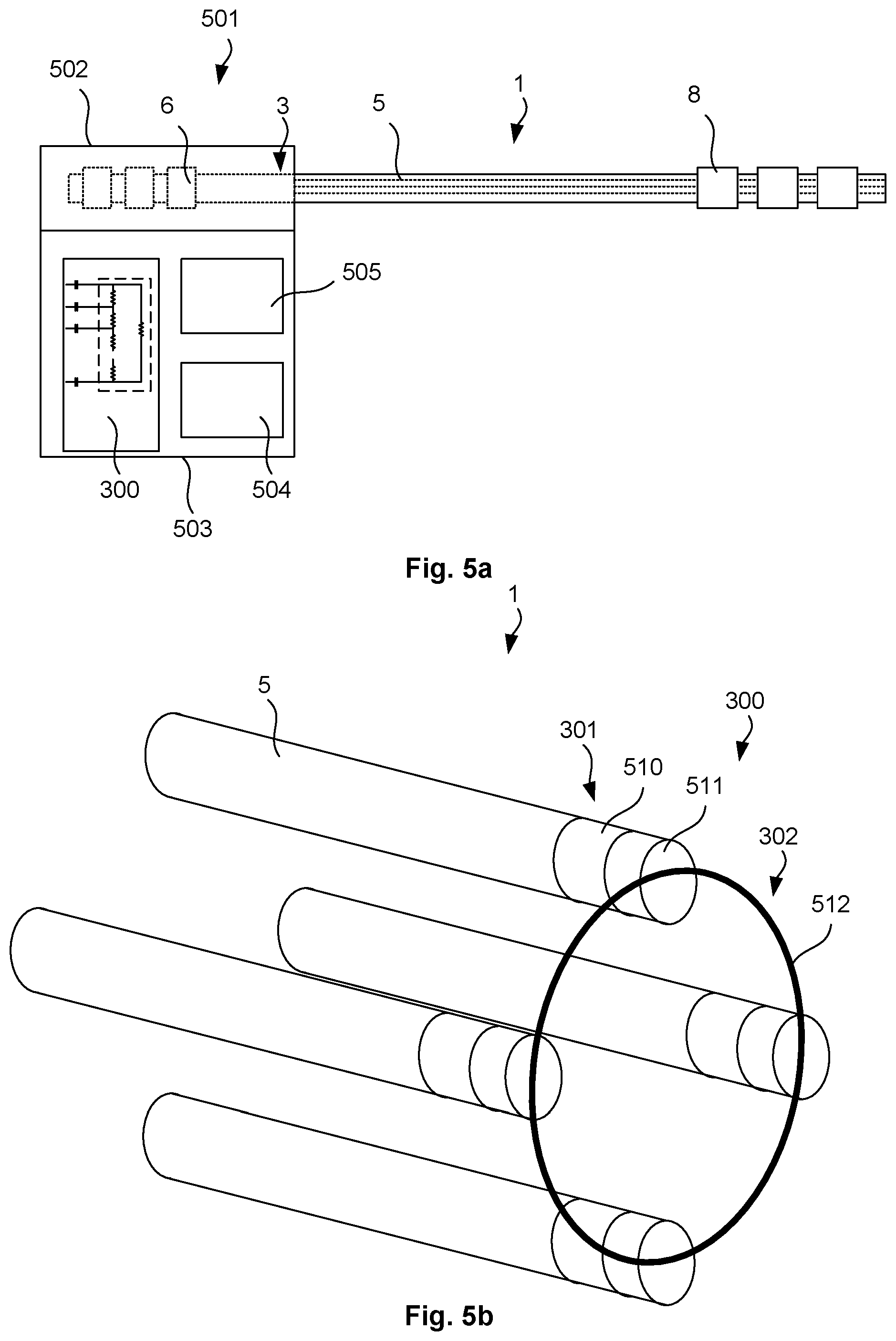 Patent US12551697 Figure 5 – Circuit for a lead of an implantable medical device