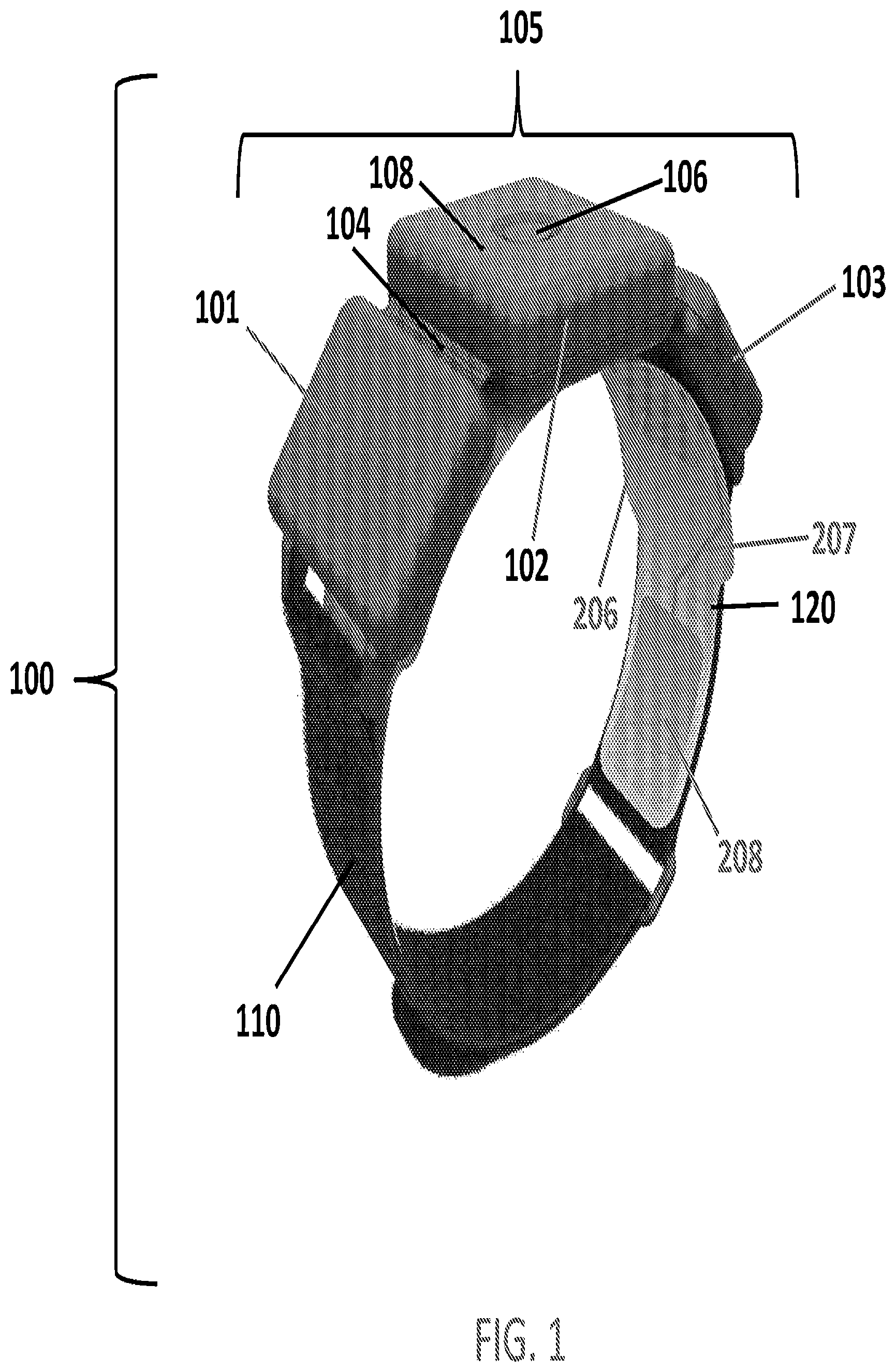 Patent US12551699 Figure 1 – Apparatus and method for relieving pain using transcutaneous electrical nerve stimulation