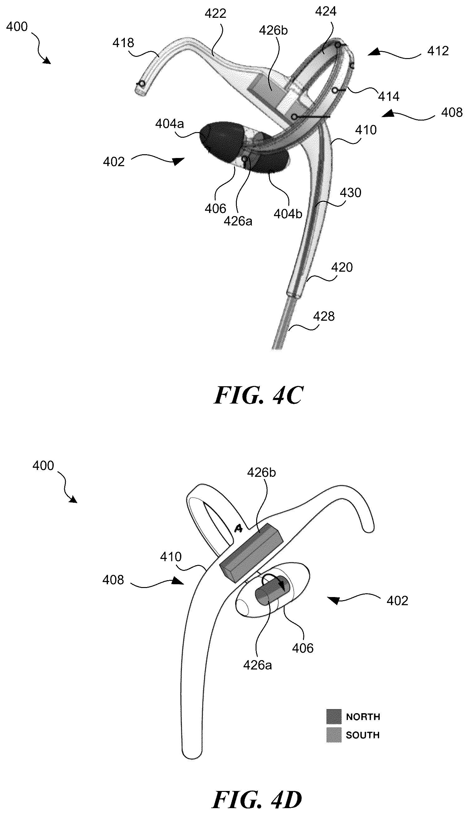 Patent US12551700 Figure 6 – Adjustable auricular nerve stimulation devices, and associated systems and methods