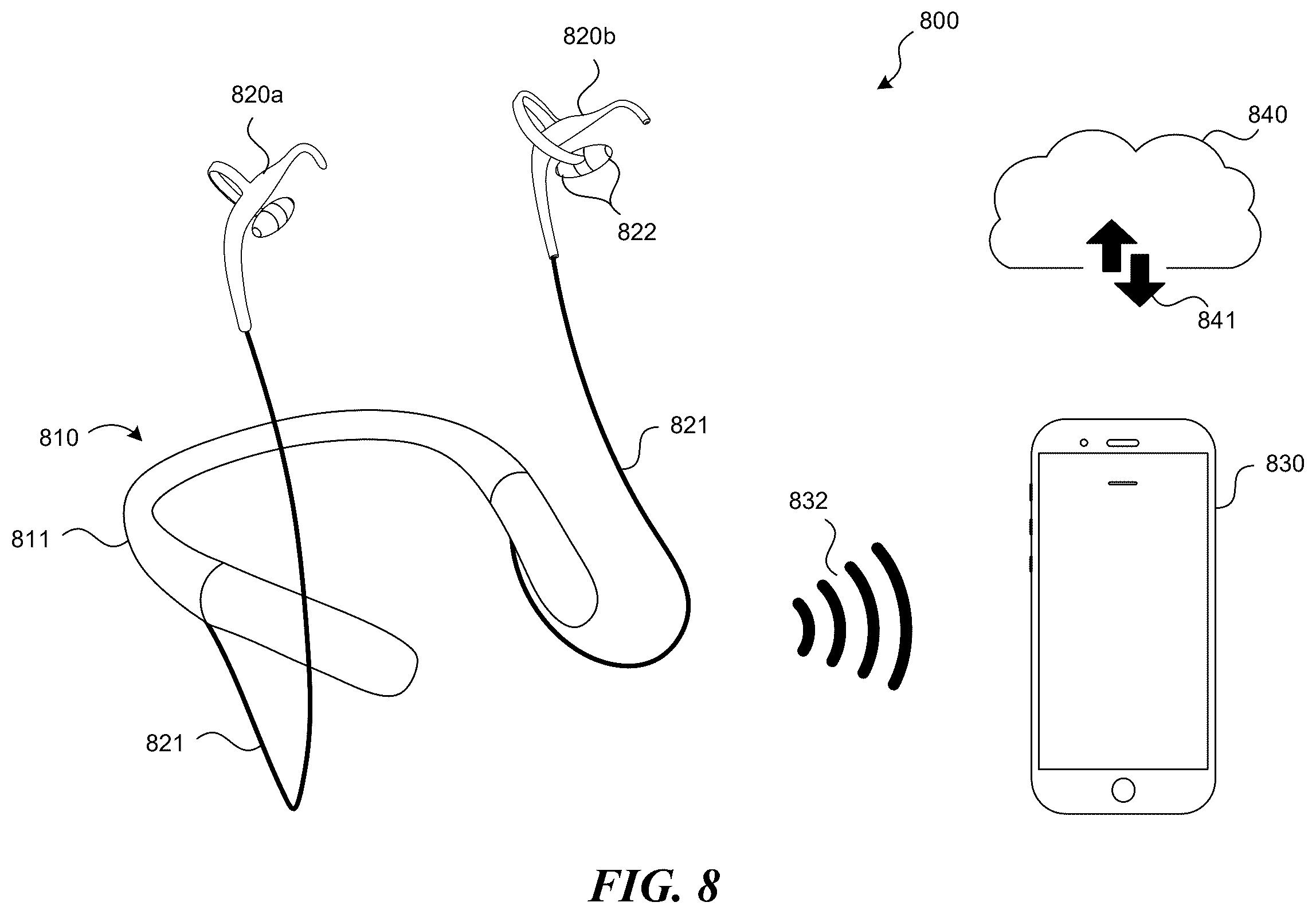 Patent US12551700 Figure 11 – Adjustable auricular nerve stimulation devices, and associated systems and methods