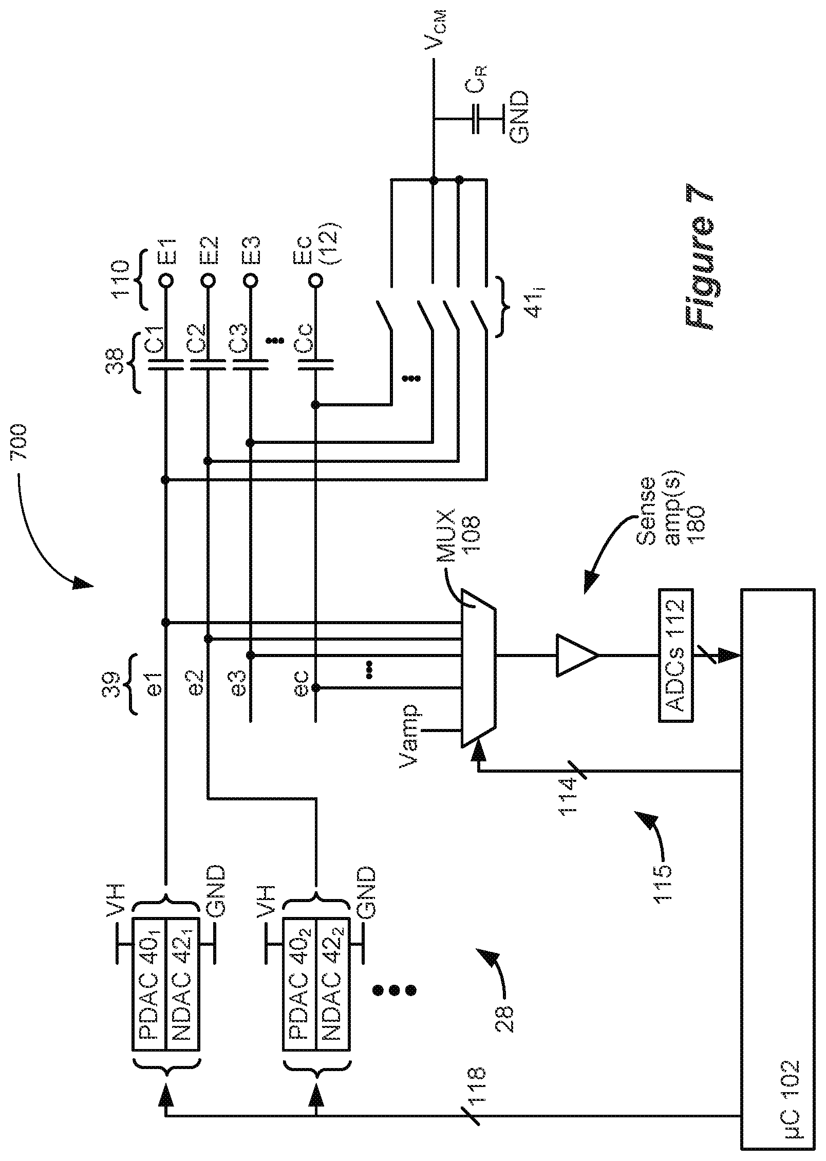 Patent US12551702 Figure 7 – Selective stimulation of peripheral nerves