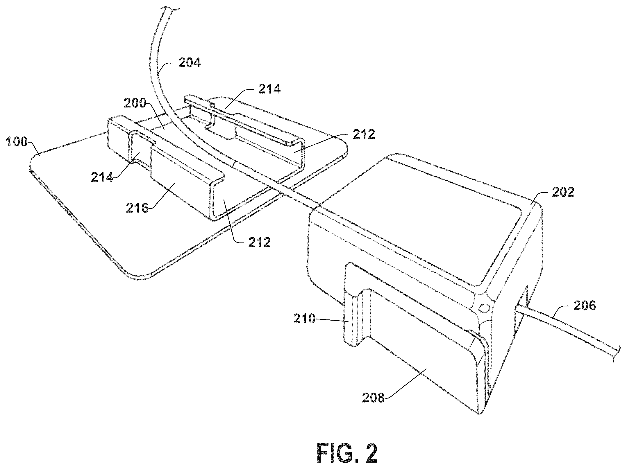 Patent US12551711 Figure 2 – Stimulation lead connection system