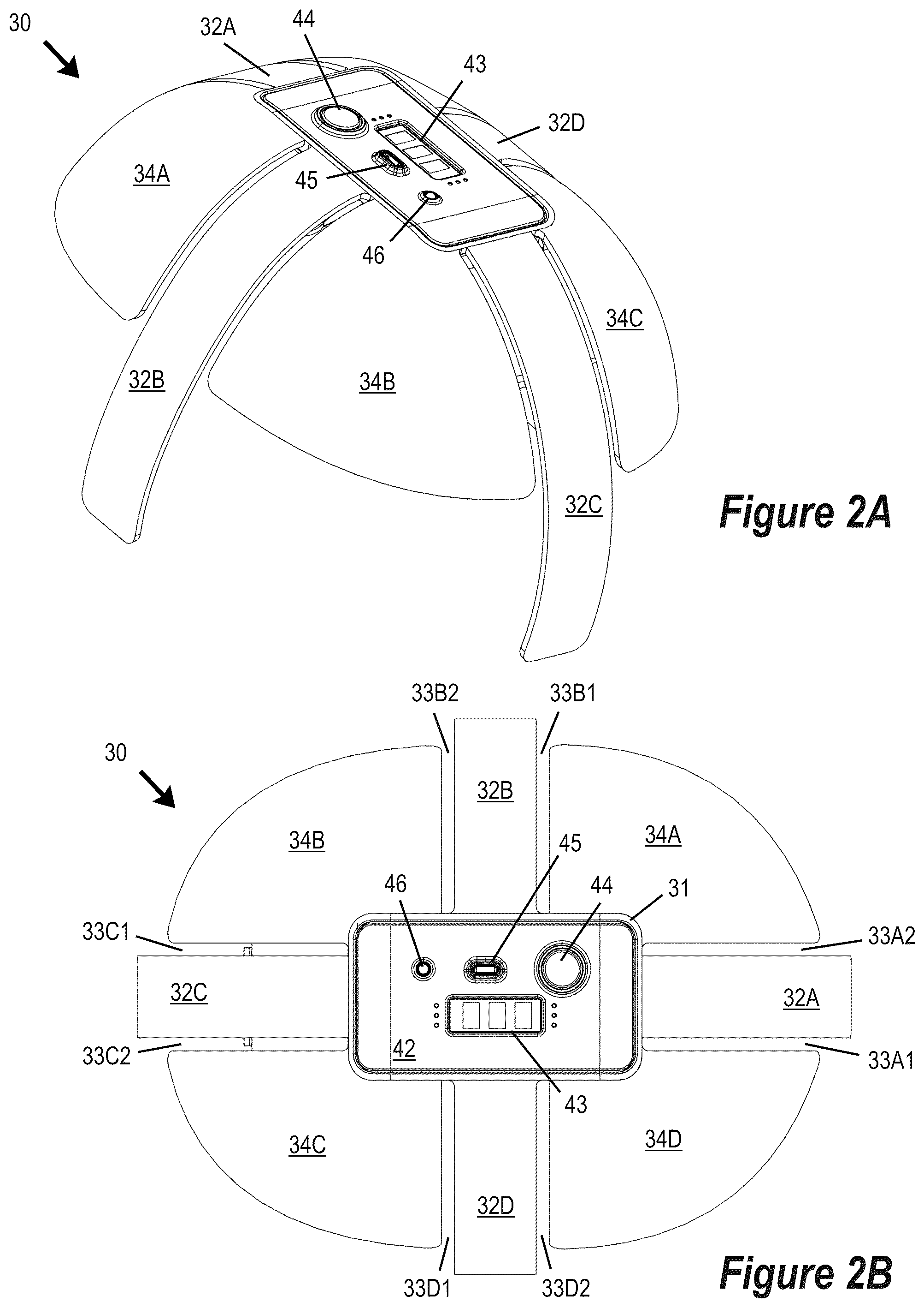 Patent US12551716 Figure 2 – Phototherapy devices for treatment of dermatological disorders of the scalp