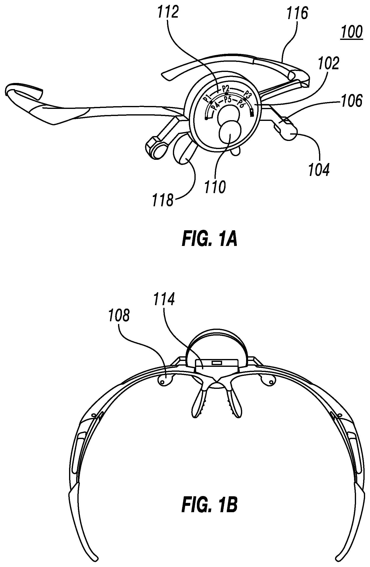 Patent US12551718 Figure 1 – Electromagnetic and photobiomodulation devices for treating eye disorders and methods of using the same