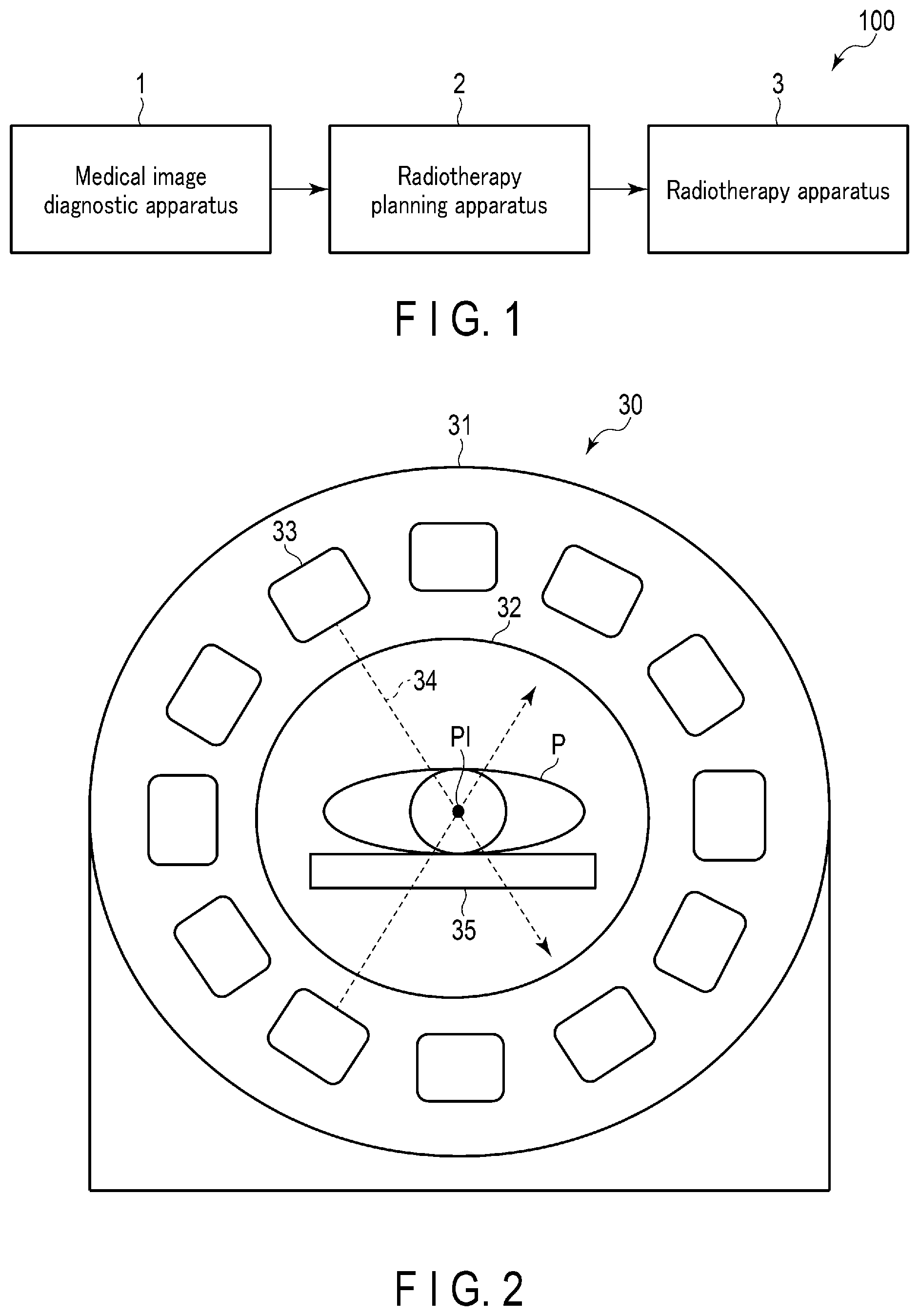 Patent US12551721 Figure 1 – Radiotherapy planning apparatus and radiotherapy system