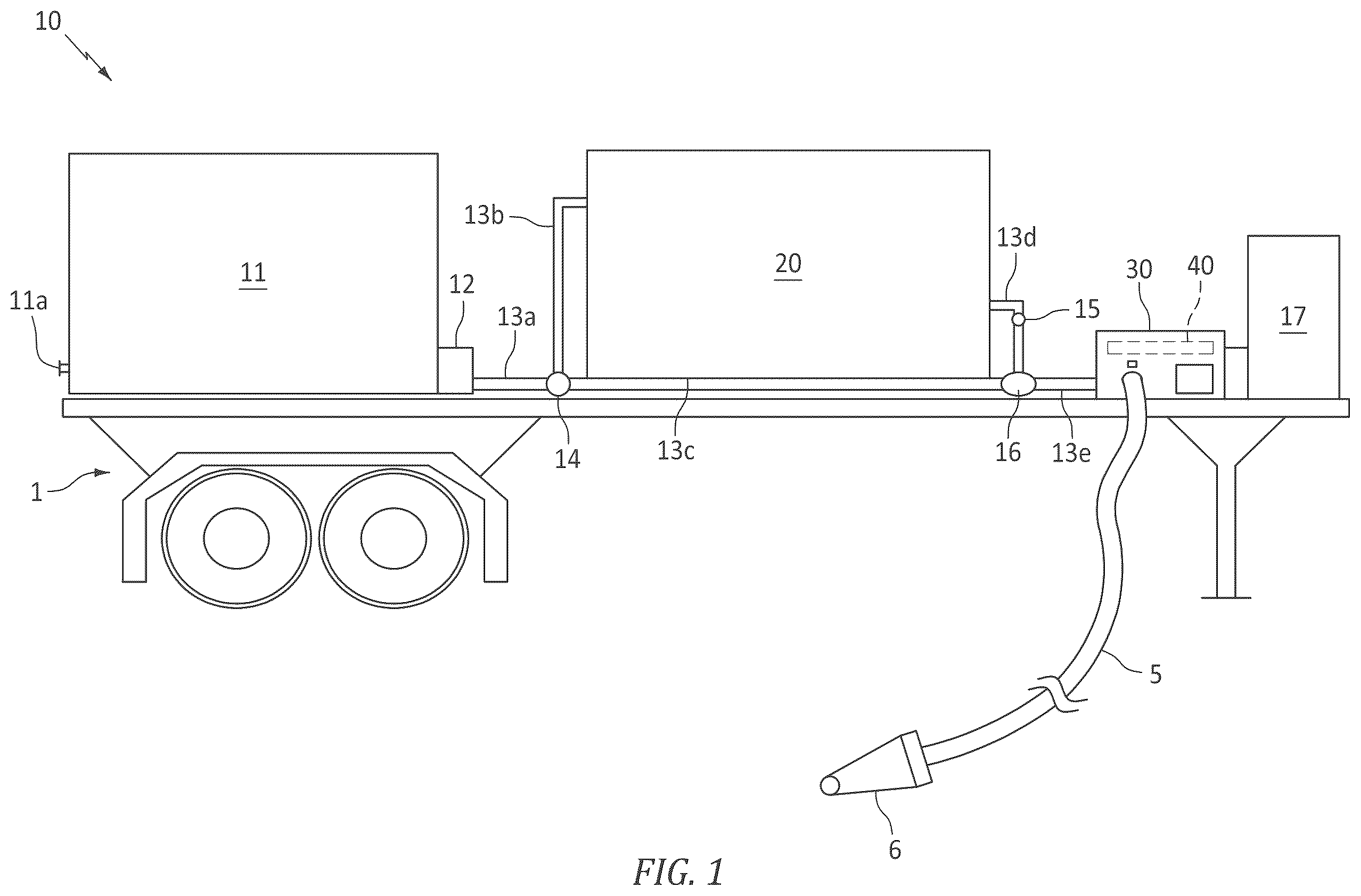 Patent US12551739 Figure 1 – Ice slurry firefighting system