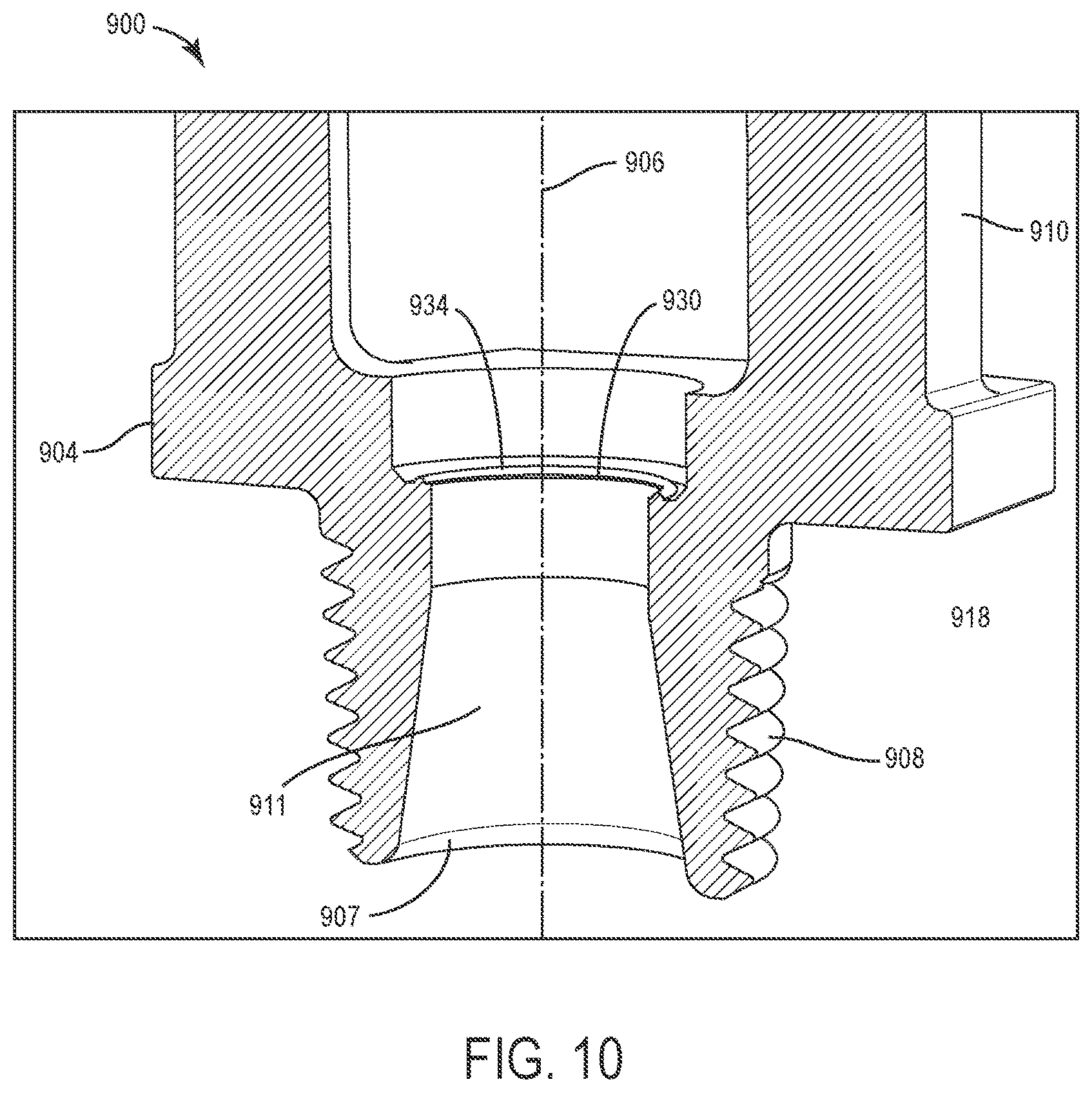 Patent US12551741 Figure 8 – Ridge seal for fire sprinkler