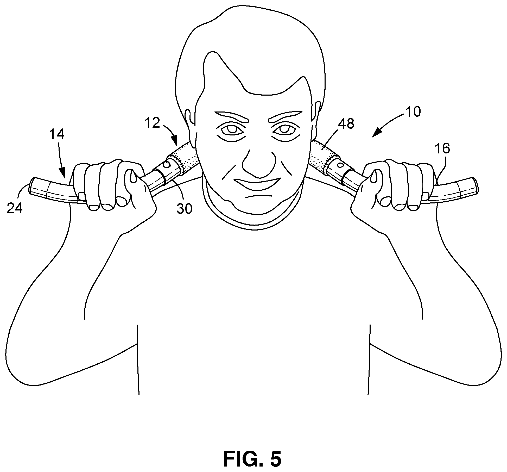 Patent US12551743 Figure 2 – Exercise device and methods for use