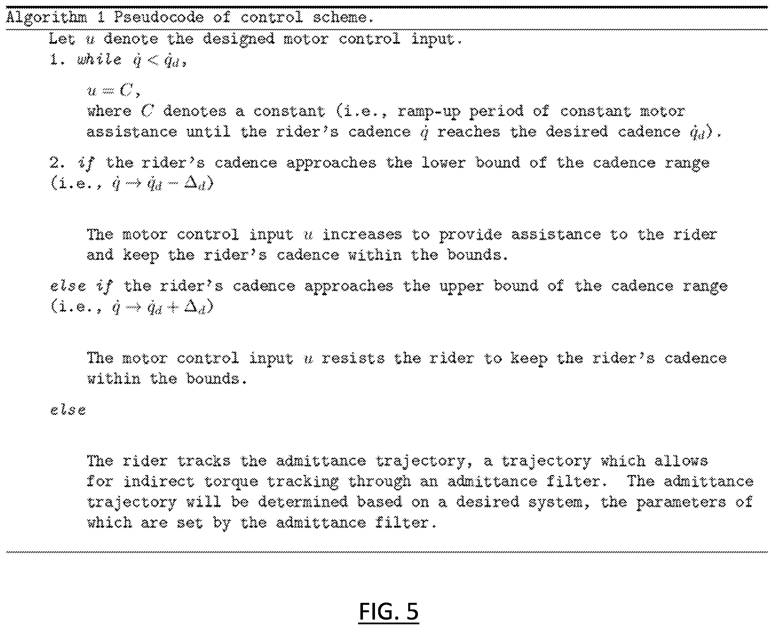 Patent US12551744 Figure 5 – Method, apparatus, and system for motorized rehabilitative cycling