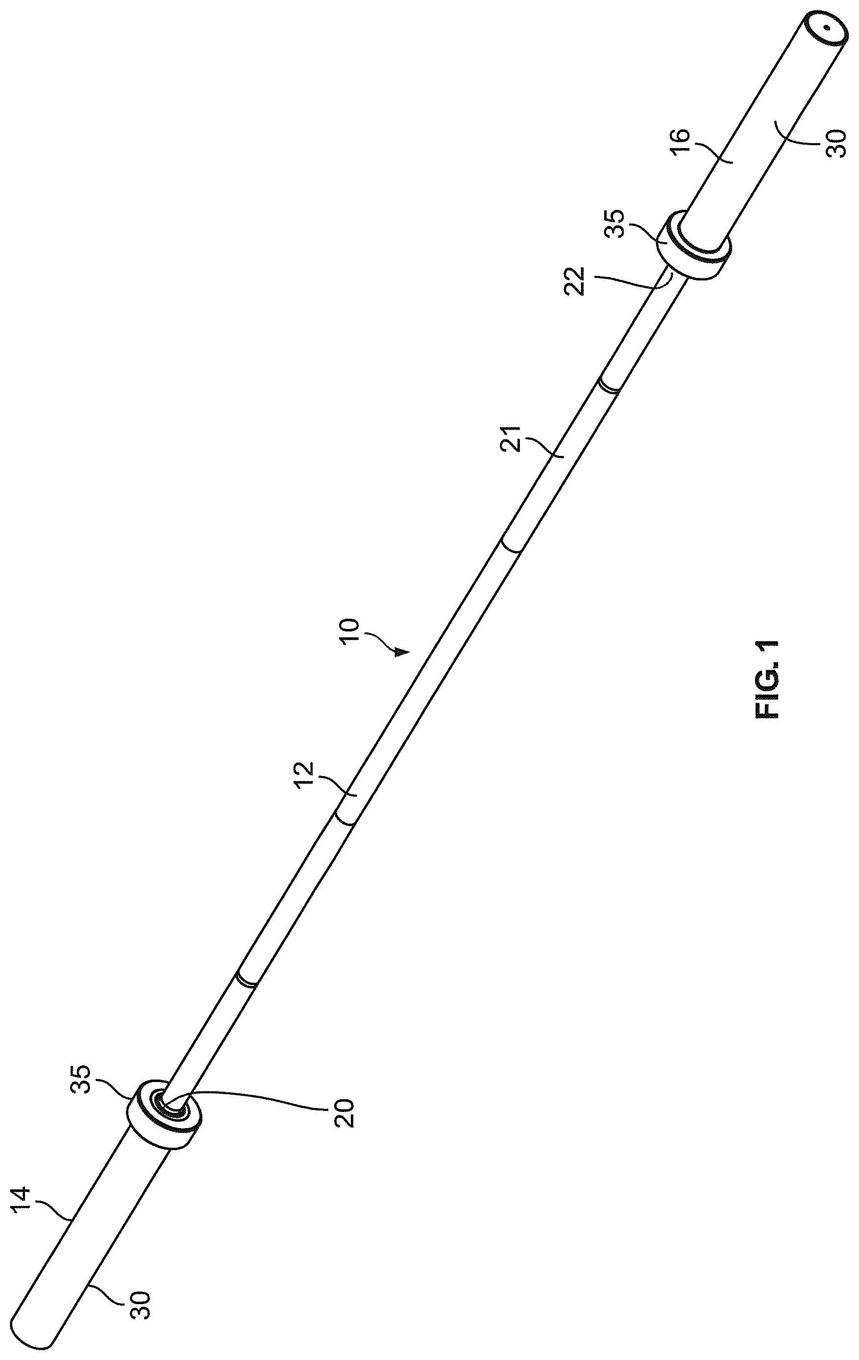 Patent US12551745 Figure 1 – Barbell